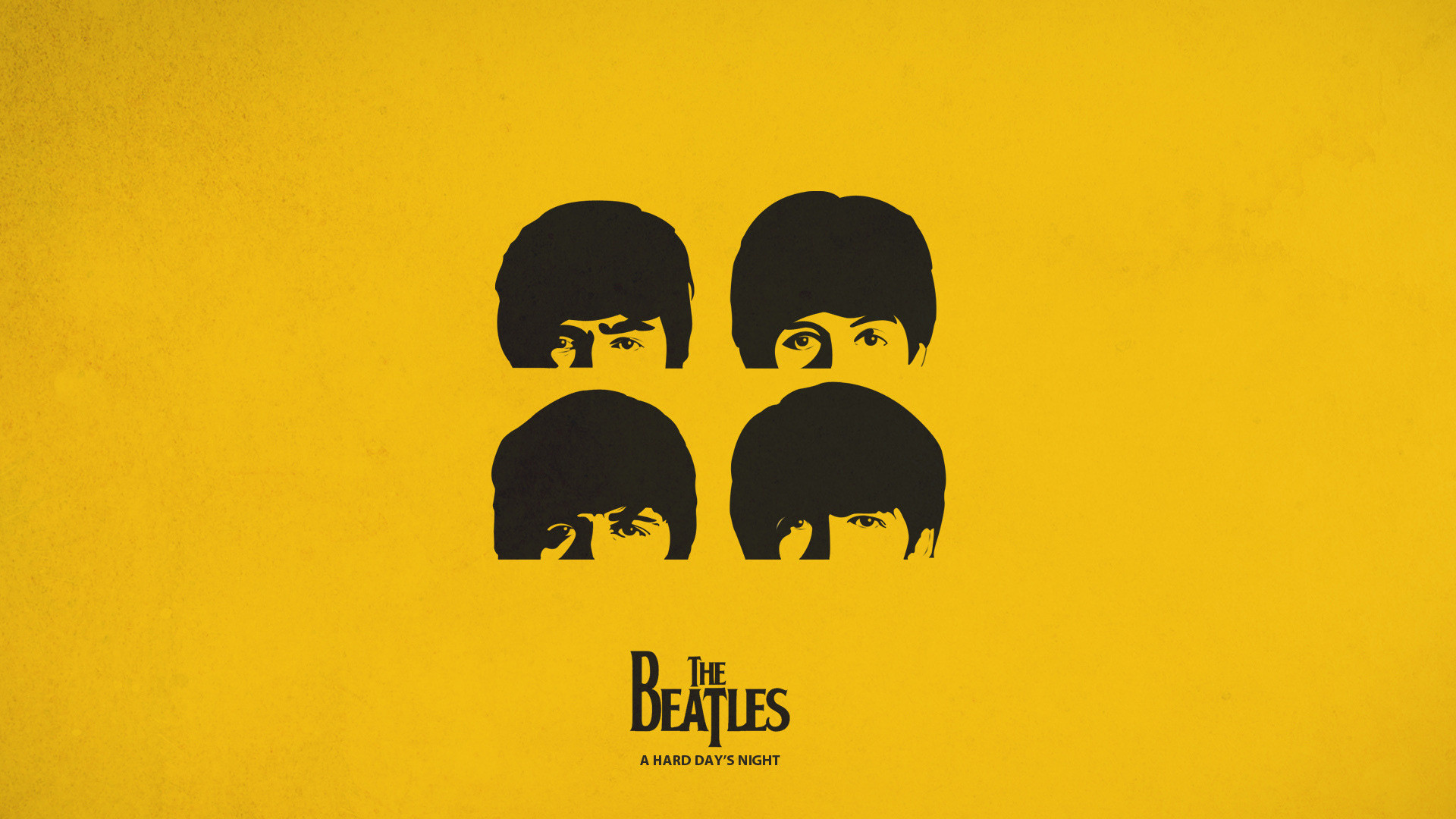 1920x1080 Beatles, simple, graphics, a hard days night, Ringo Starr, George Harrison