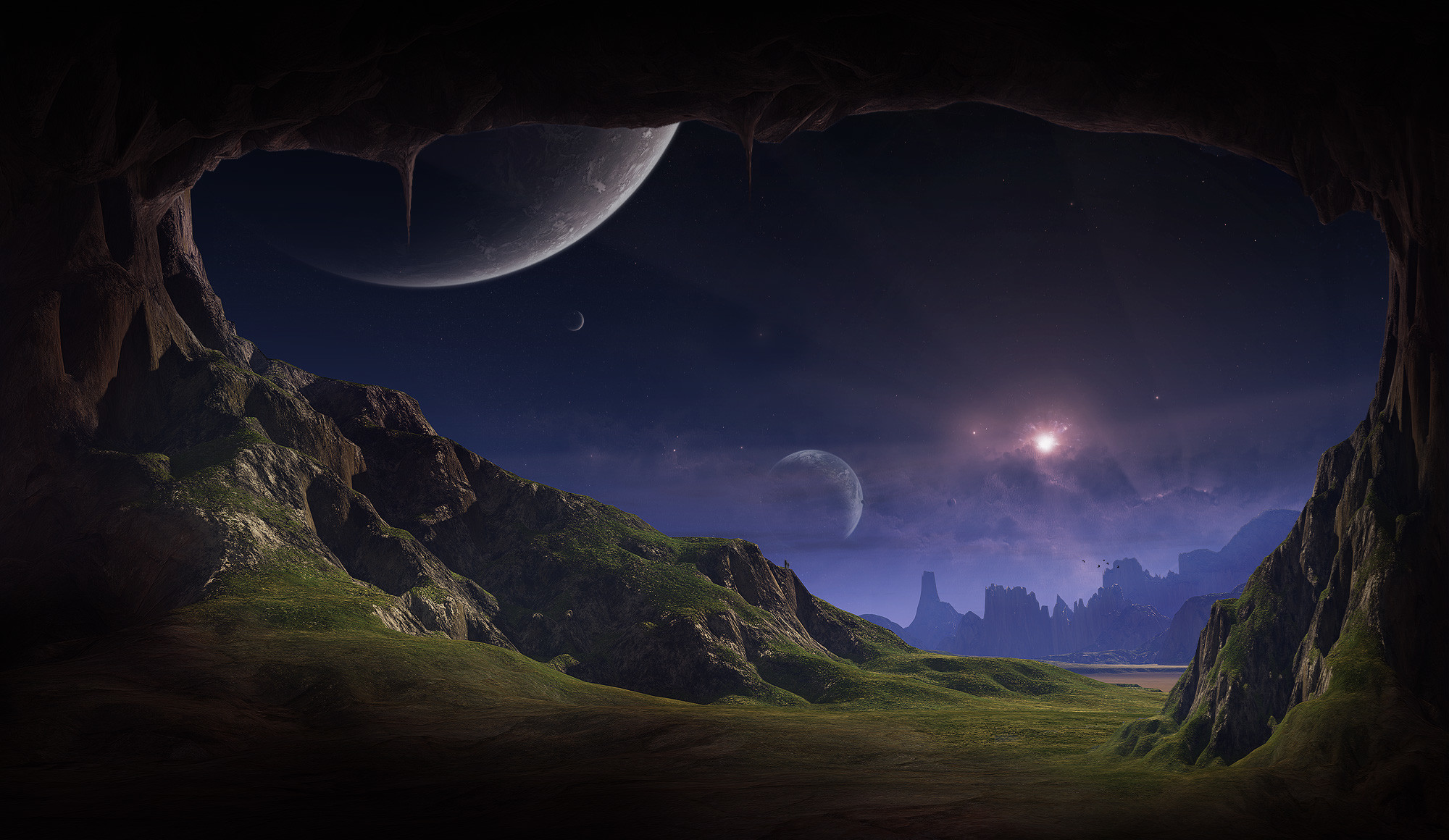 2000x1160 Alien Landscapes Planets | Enjoy This Wallpaper? We have tons more!
