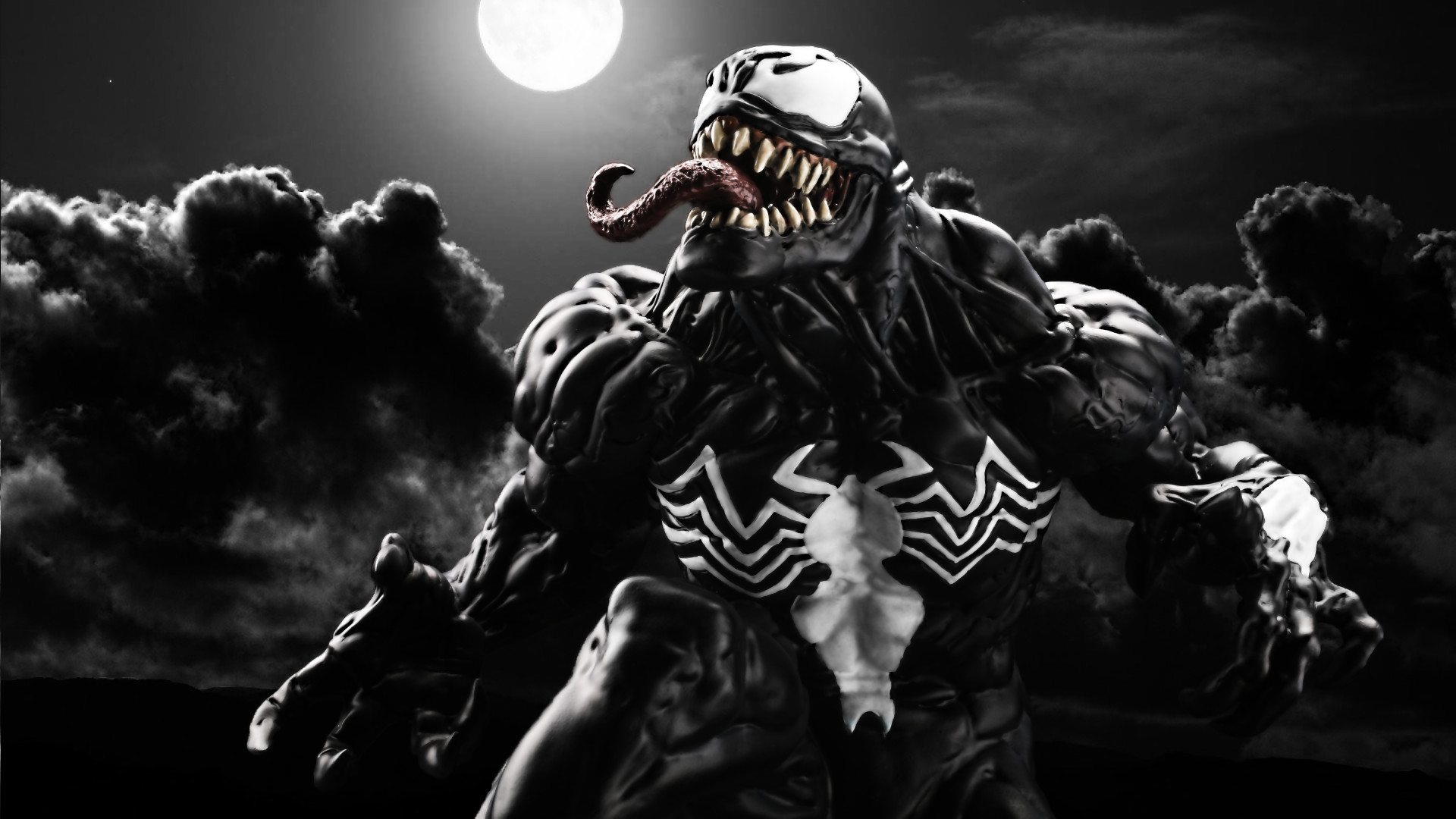 1920x1080 Spiderman Venom Wallpaper Free #qbmM5