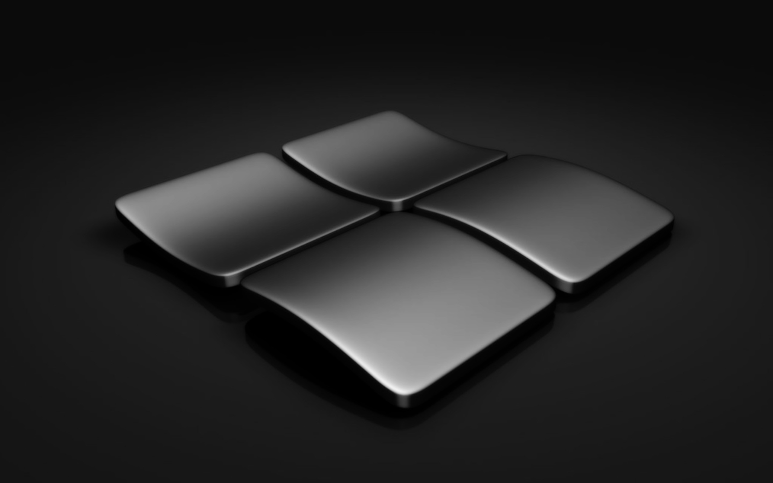 2560x1600 Microsoft Windows 10 Wallpaper Black Logo | View HD