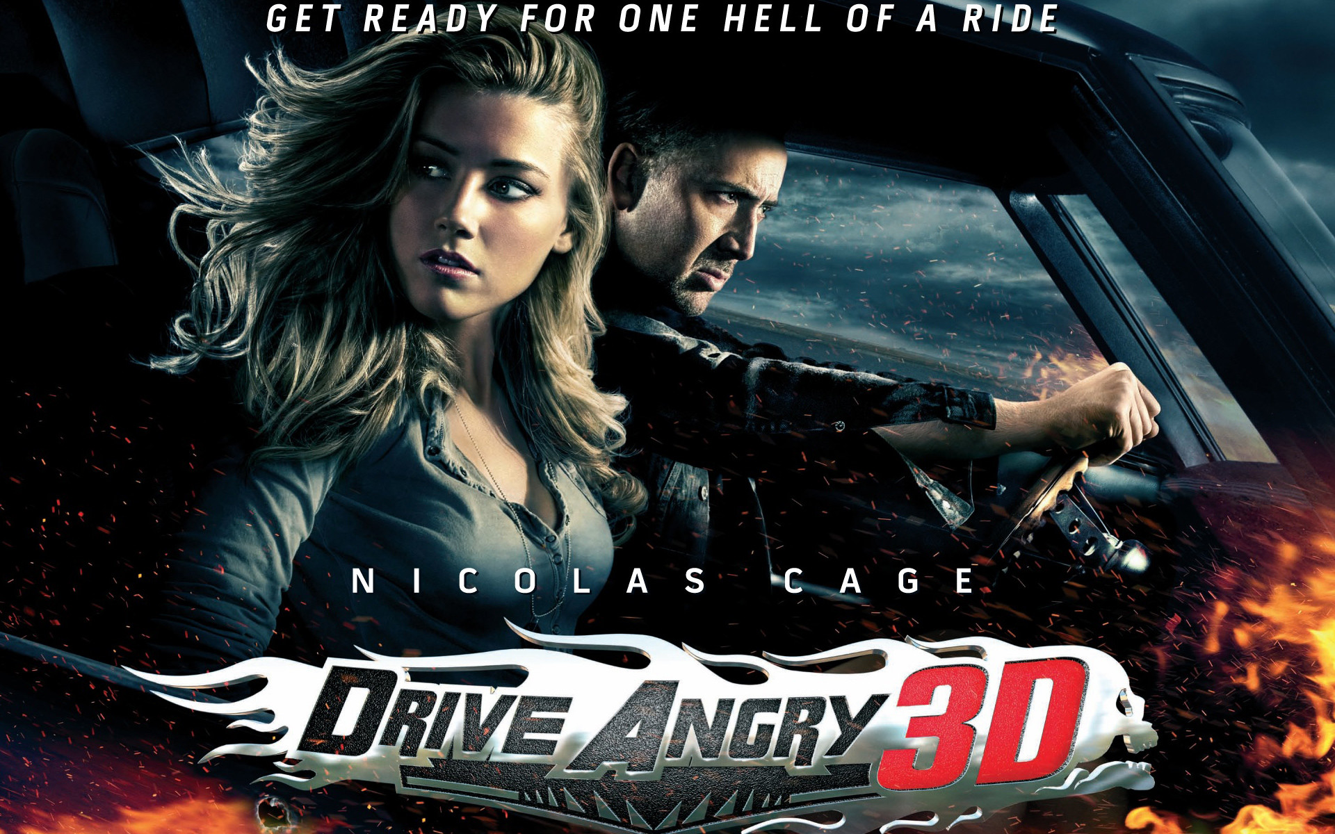 1920x1200 Drive Angry 3D Movie