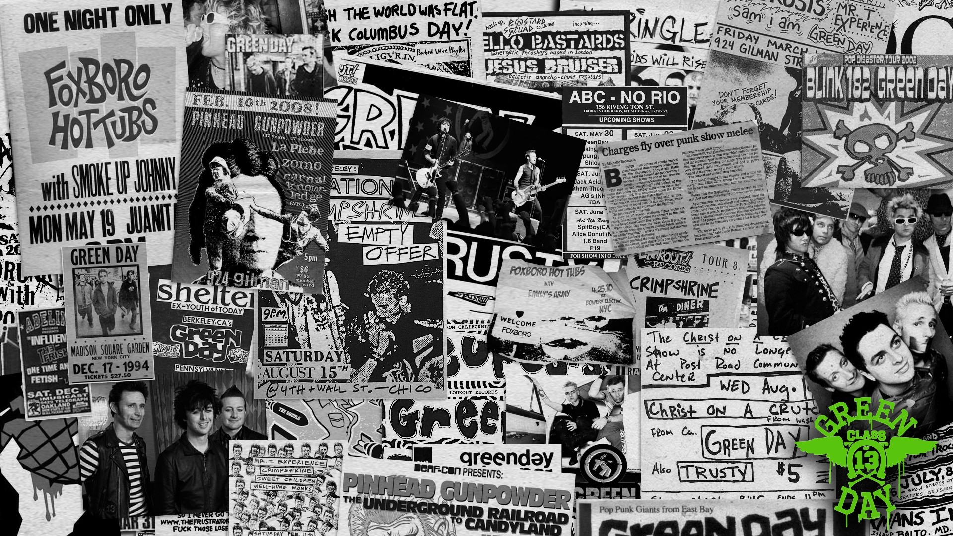 1920x1080 wallpaper music Â· Green Day Â· punk rock