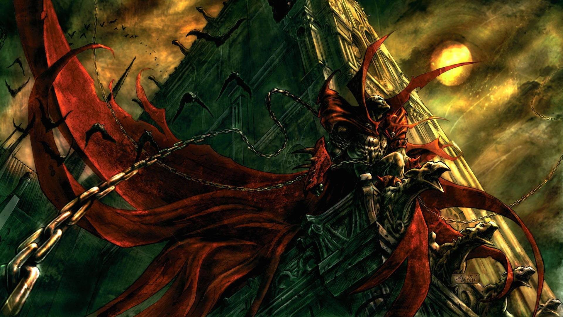 Download Spawn The Hero From Hell Wallpaper | Wallpapers.com