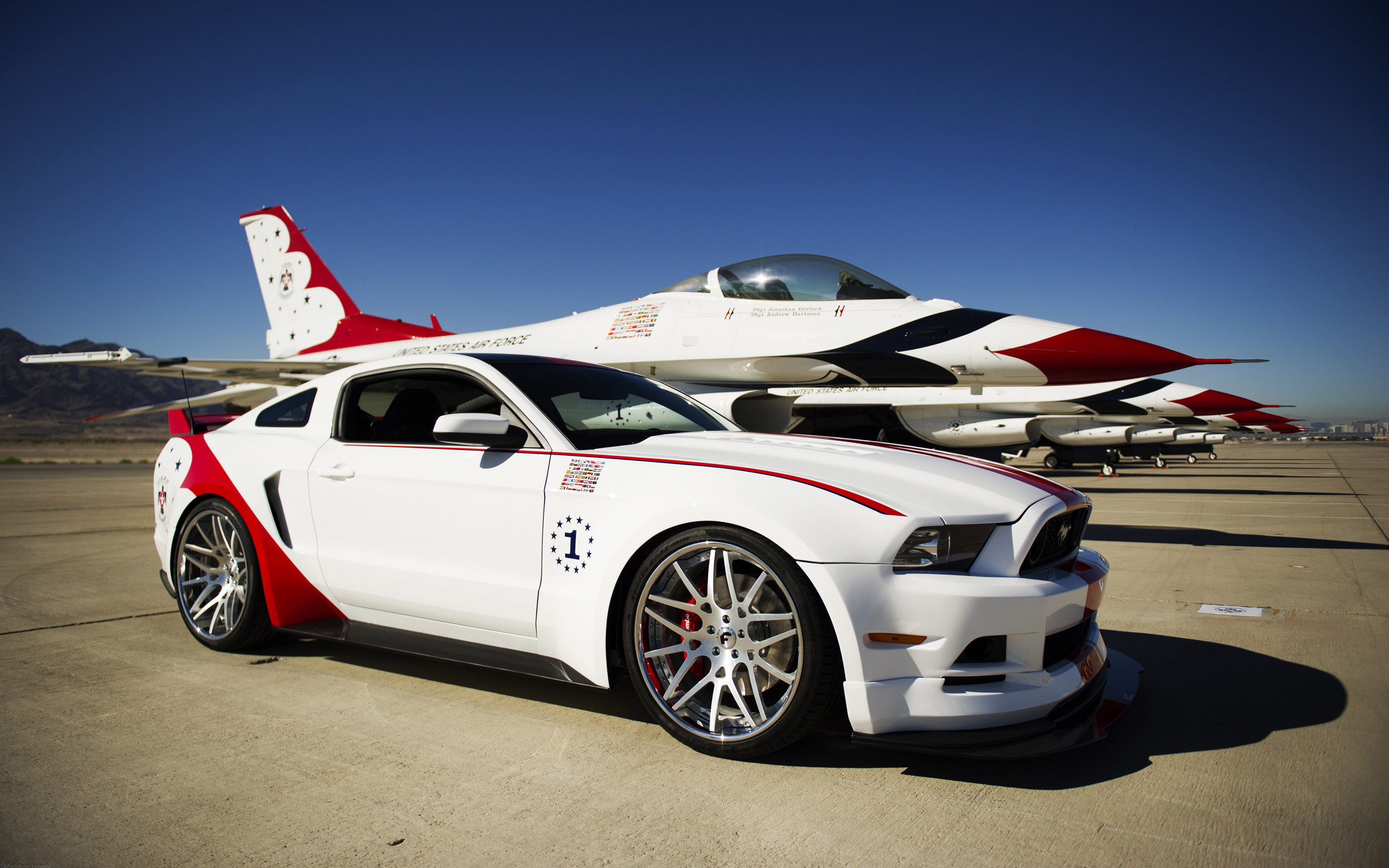 2560x1600 2014 Ford Mustang GT US Air Force Thunderbirds Edition
