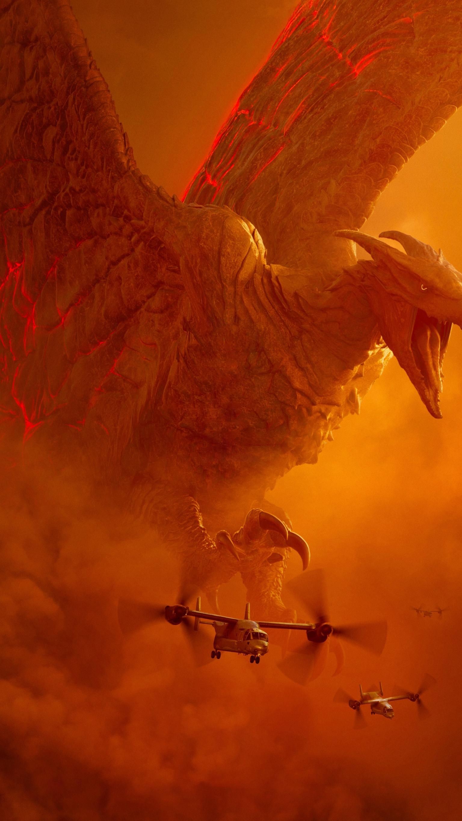 1536x2732 Godzilla: King of the Monsters (2019) Phone Wallpaper | Moviemania