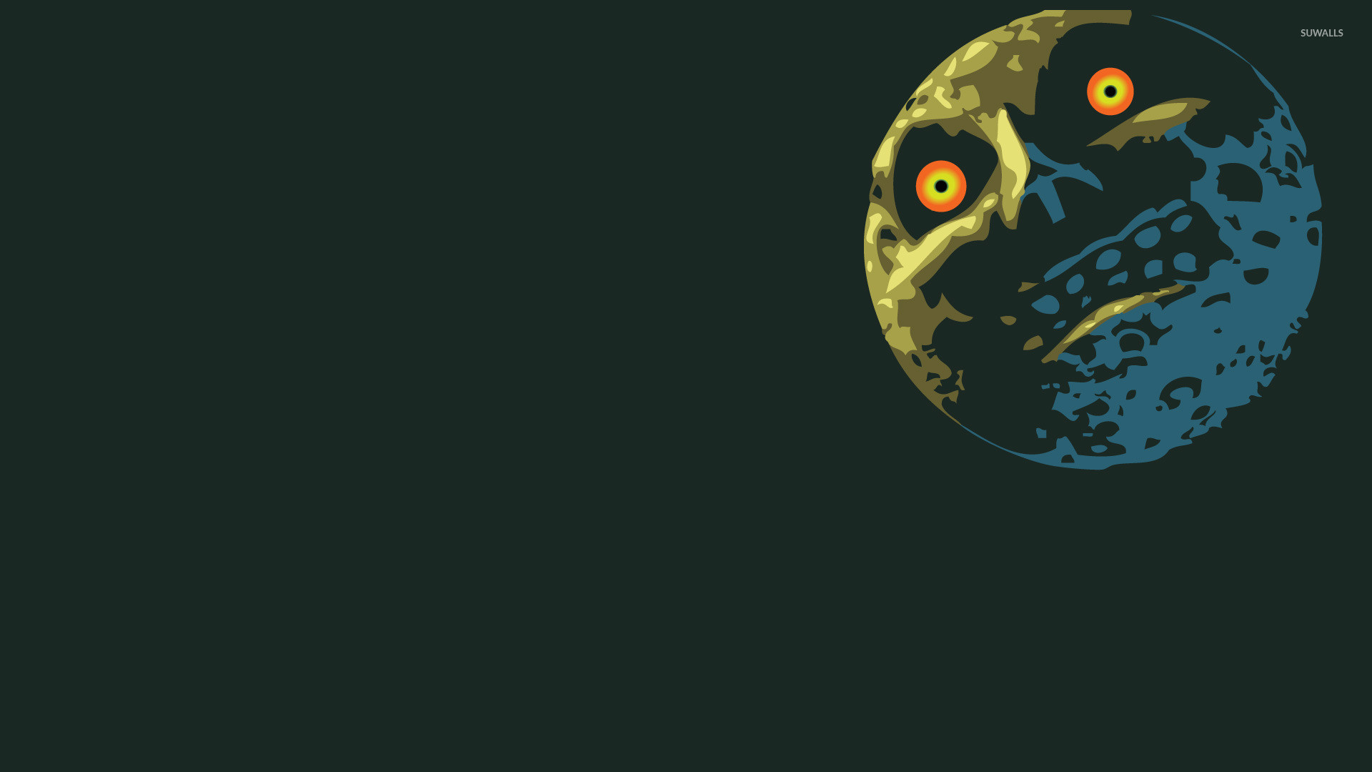 1920x1080 Photo of the Day – Zelda: Majora's Mask Real Devil Moon Painting