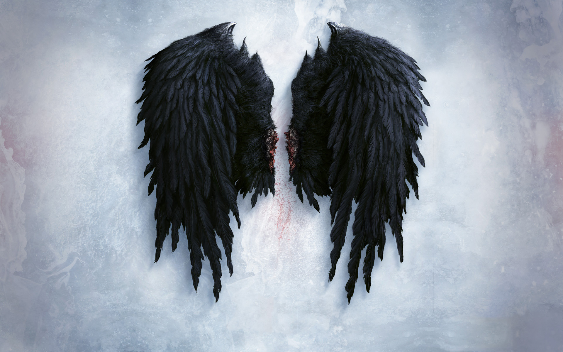 1920x1200 ... anime angel wings cool wallpapers i hd images; dark ...