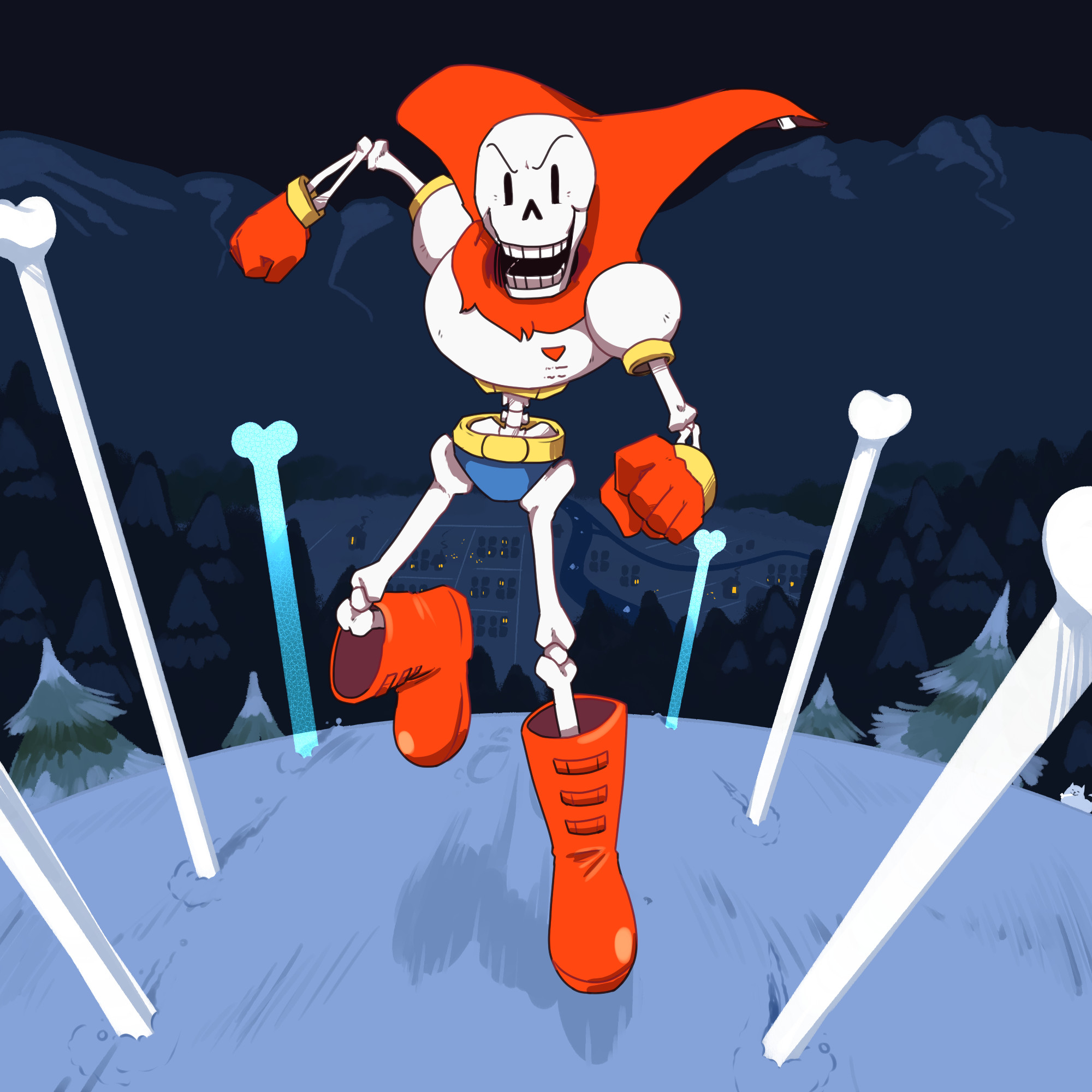 2000x2000 UNDERTALE-The Game images Papyrus HD wallpaper and background photos