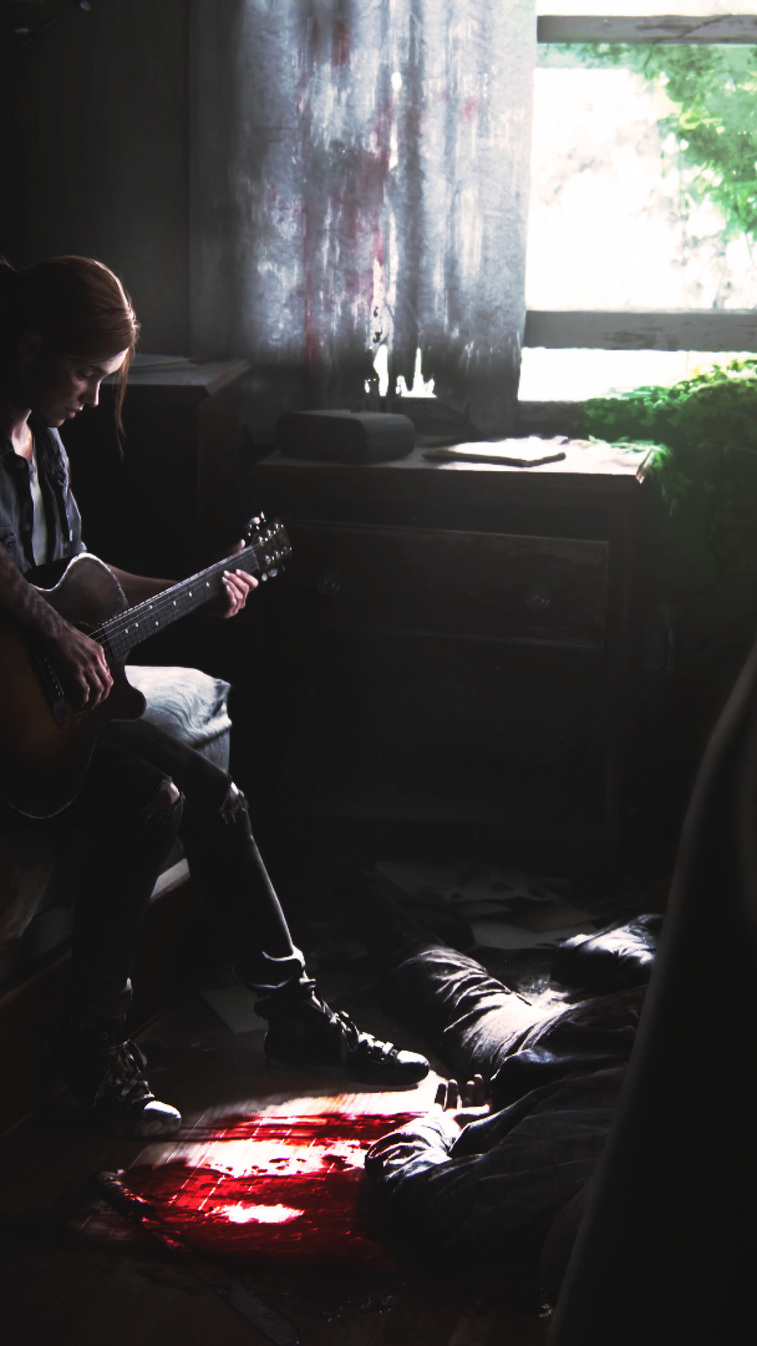 1080x1920 The Last Of Us 2, Ellie, Playing Guitar