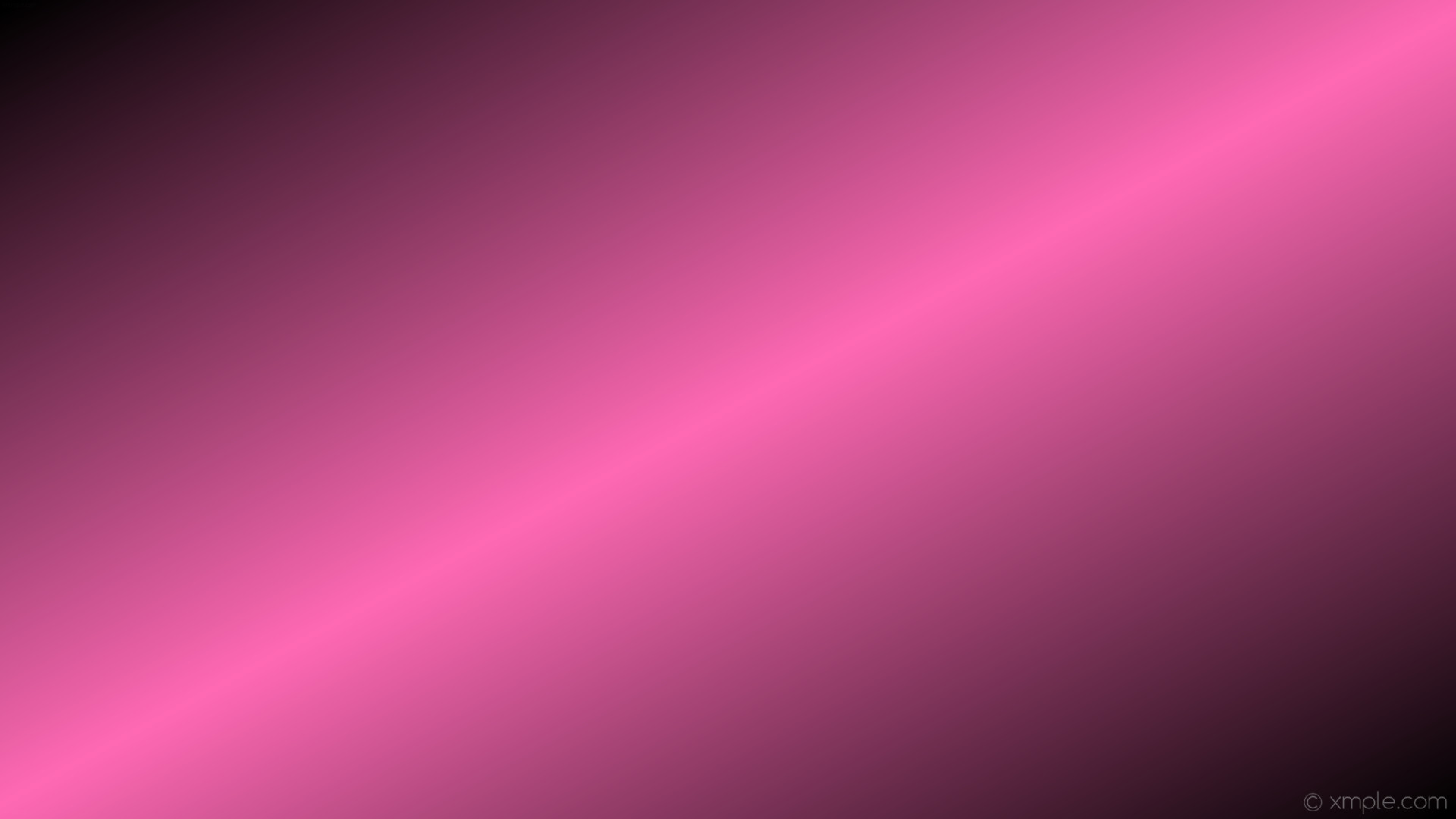 1920x1080 wallpaper linear pink black gradient highlight hot pink #000000 #ff69b4  150Â° 50%