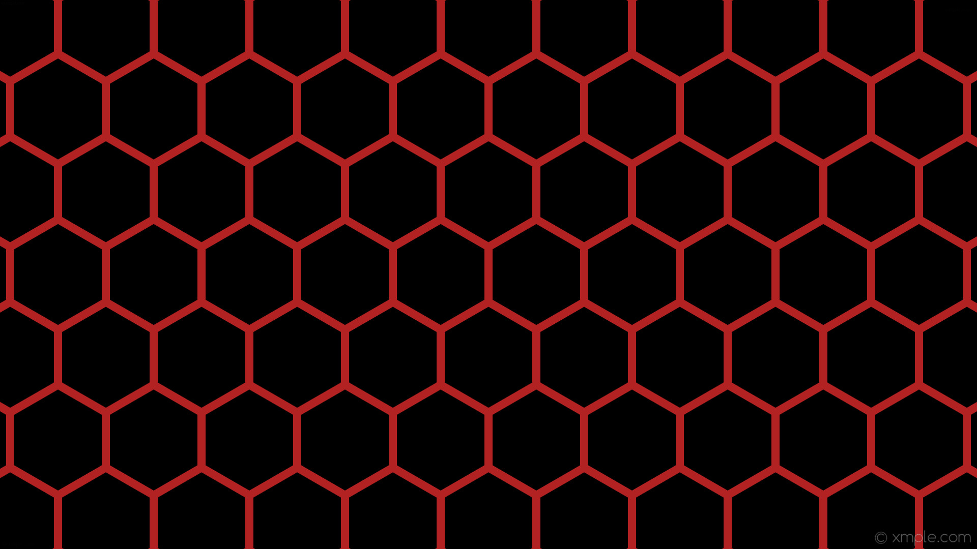 1920x1080 wallpaper beehive black honeycomb hexagon red fire brick #000000 #b22222 0Â°  16px 188px