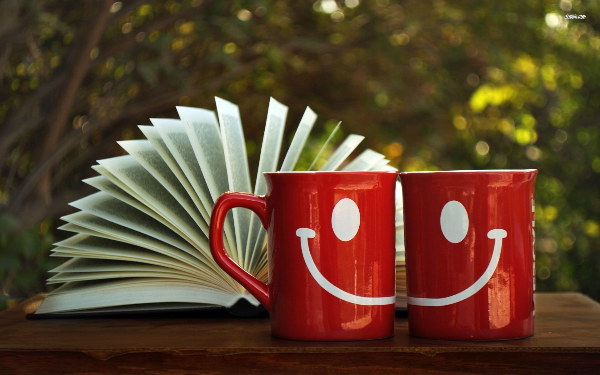 1920x1200 Happy mugs and an open book Photography HD desktop wallpaper, Book wallpaper,  Mug wallpaper, Smile wallpaper, Cup wallpaper - Photography no.