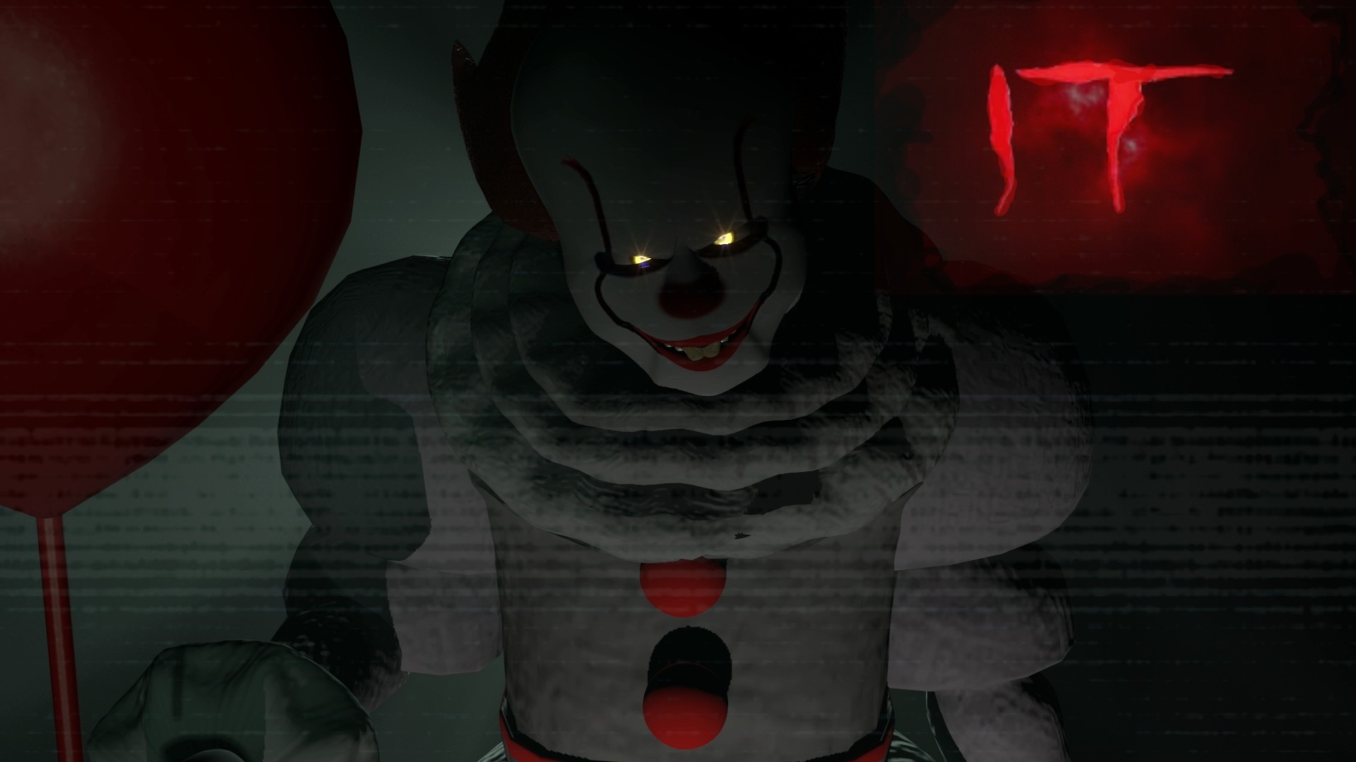 1920x1080 ... Pennywise the Dancing Clown [SFM POSTER] by Terkku123