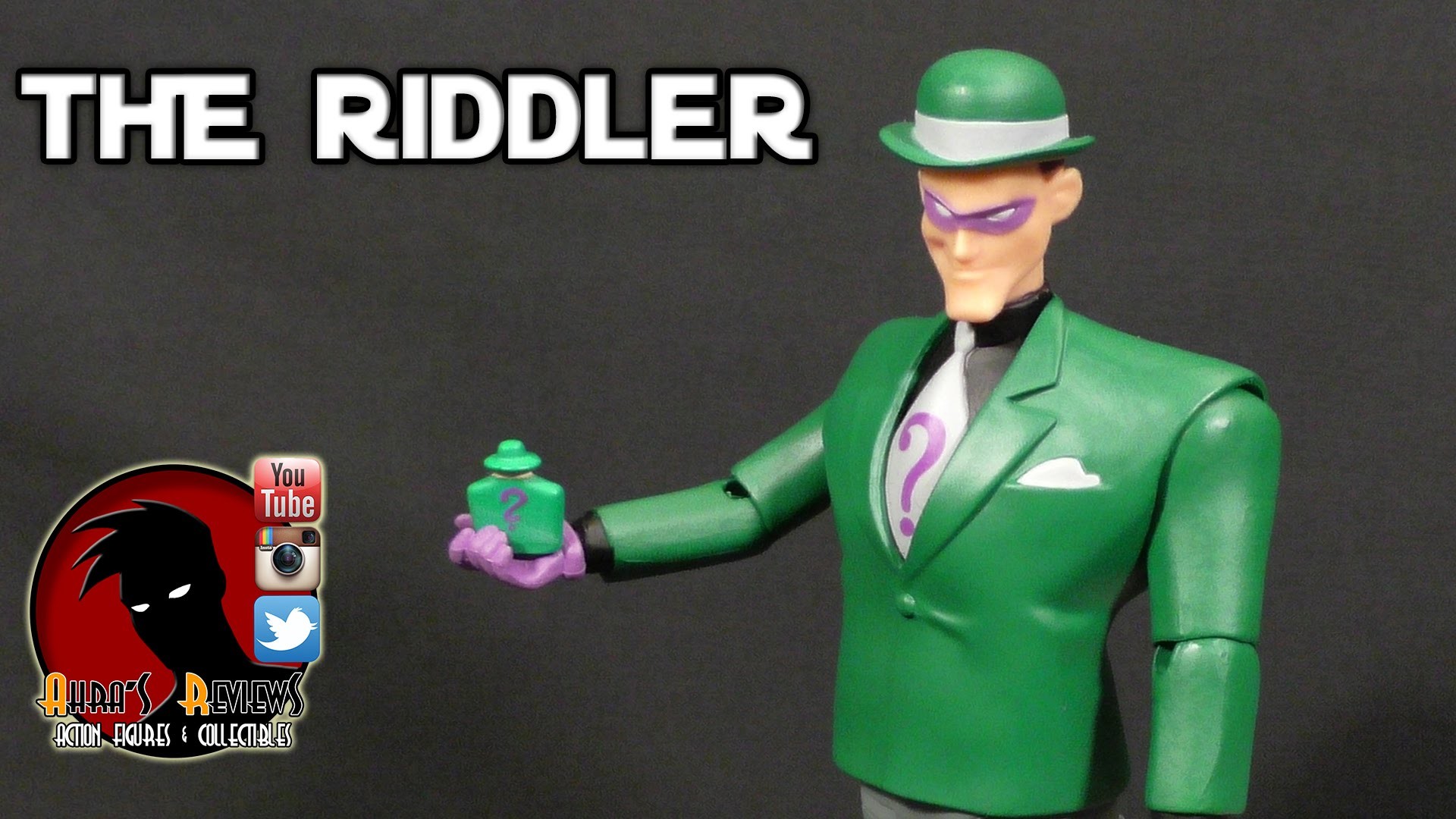 1920x1080 DC Collectibles The Riddler Batman Animated Series / New Adventures Action  Figure Review Recensione