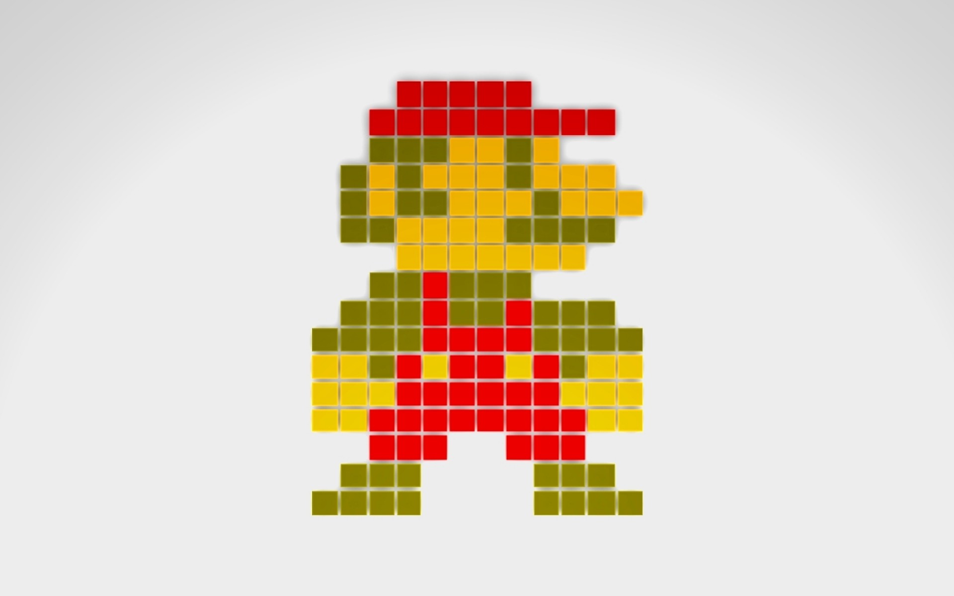 8 Bit Mario Wallpaper.