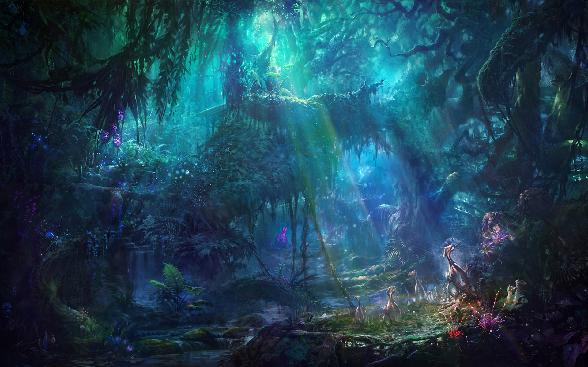 1920x1200 Anime Fantasy Landscape Wallpapers Picture