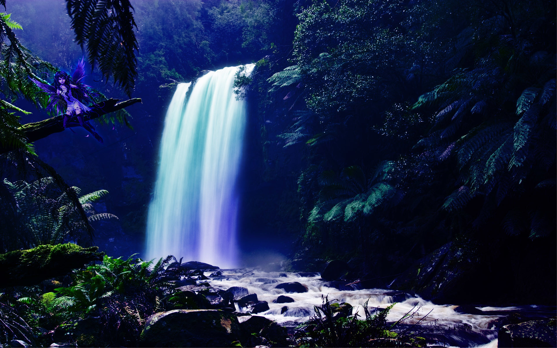 1920x1200 Falls-backgrounds-fairy-wallpapers-HD