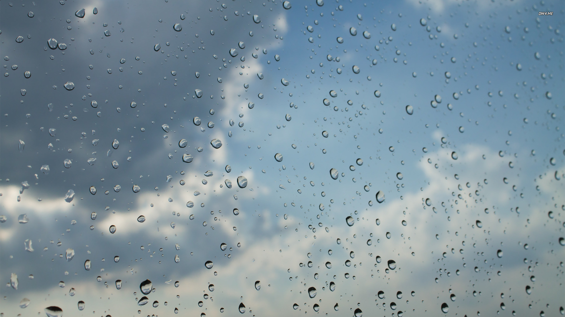 1920x1080 Raindrops and clouds wallpaper - 588866
