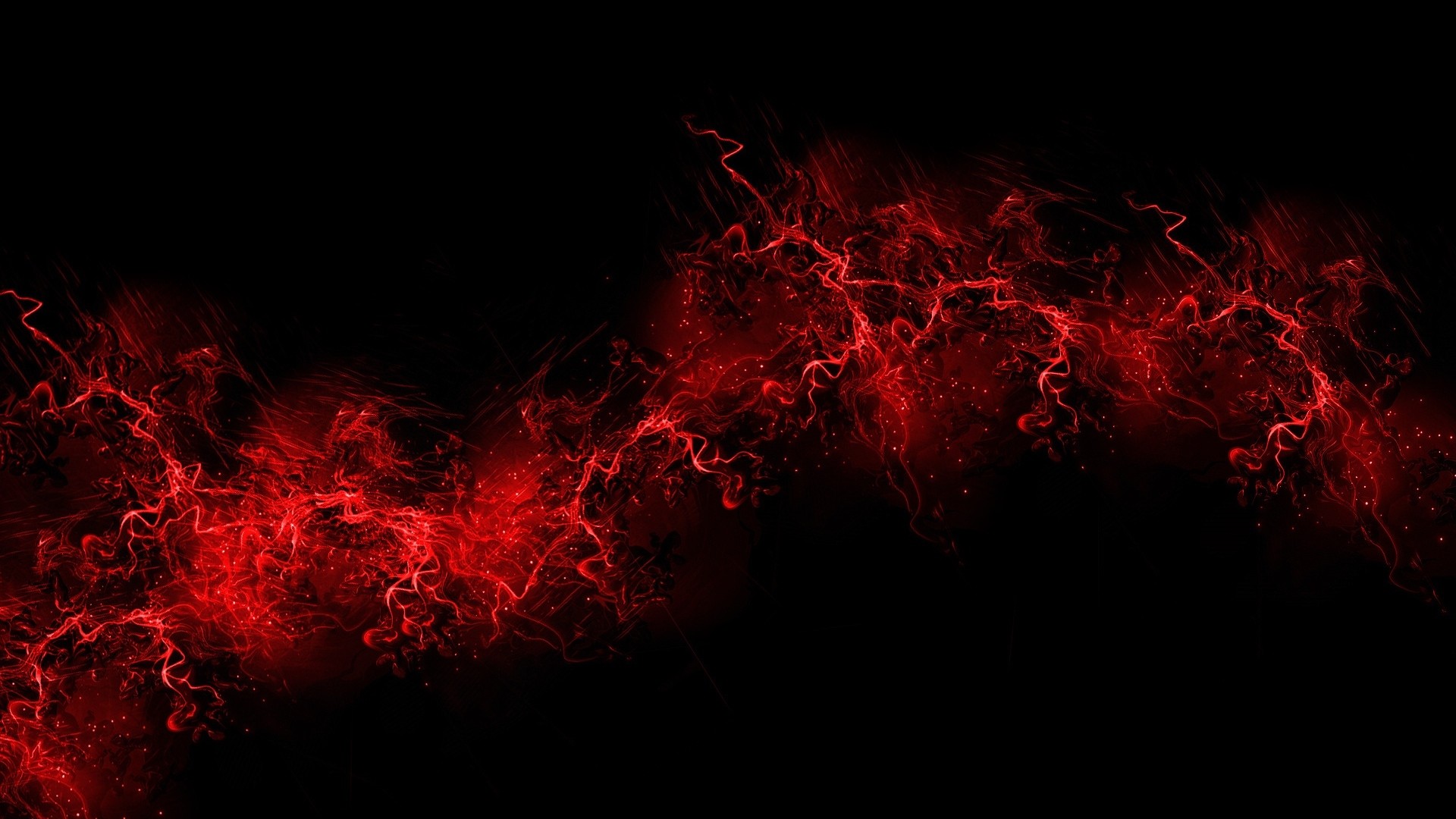 1920x1080 Preview wallpaper black background, red, color, paint, explosion, burst  