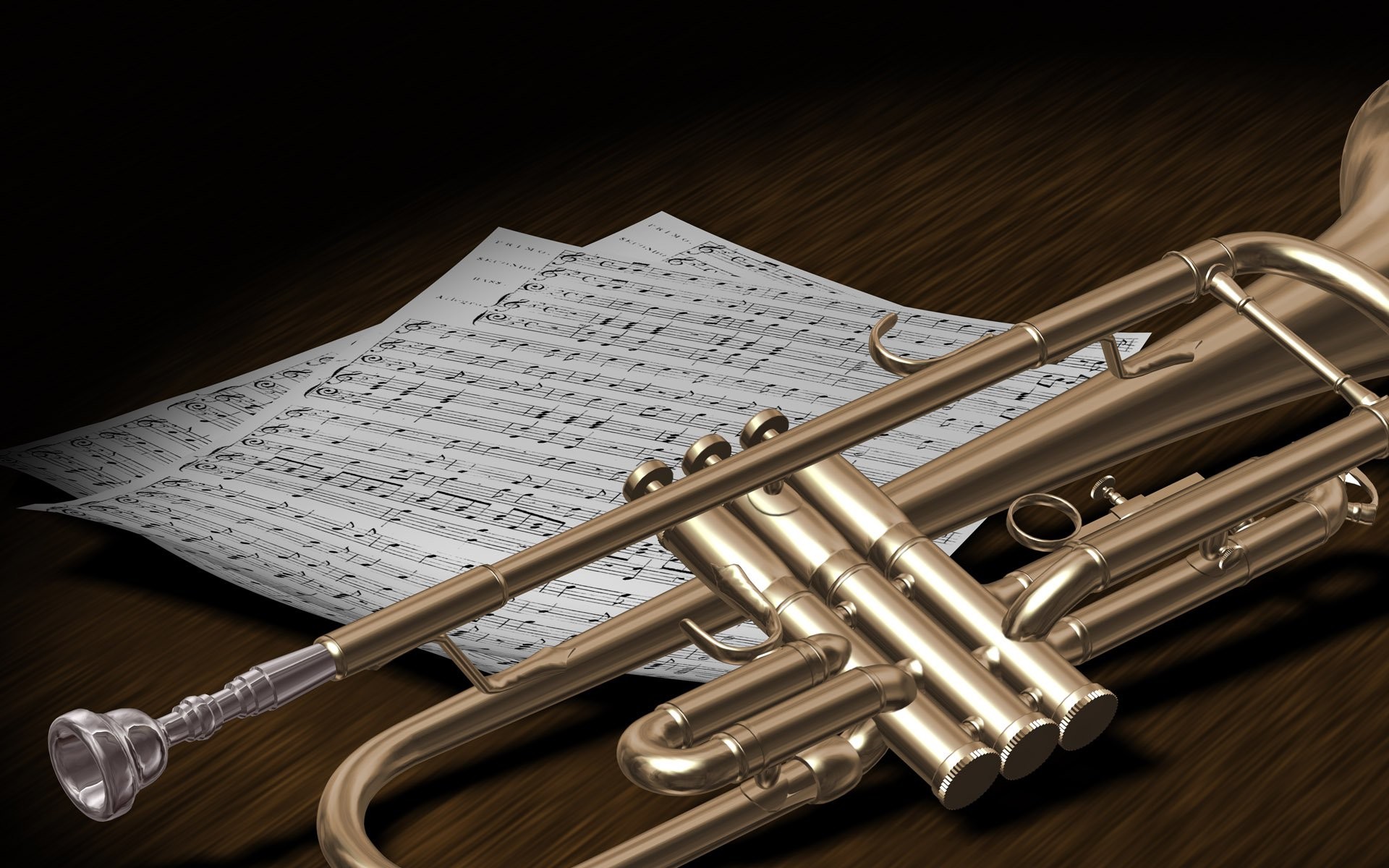 1920x1200 Jazz Trombone Music Wallpaper Free Desktop