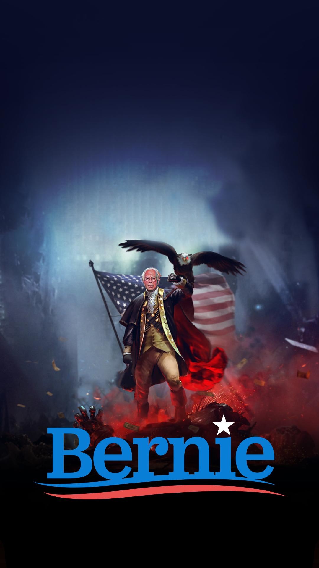 1080x1920 Bernie Sanders For President iPhone 6 Plus HD Wallpaper ...