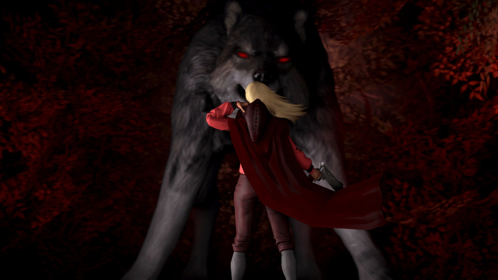 Красная шапочка и серый волк