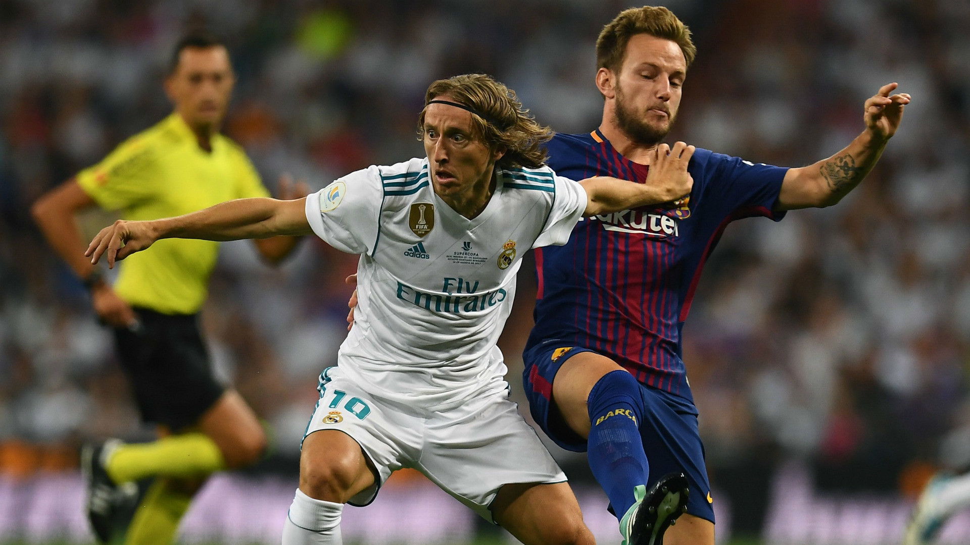1920x1080 Luka Modric Ivan Rakitic Real Madrid Barcelona Supercopa 16082017