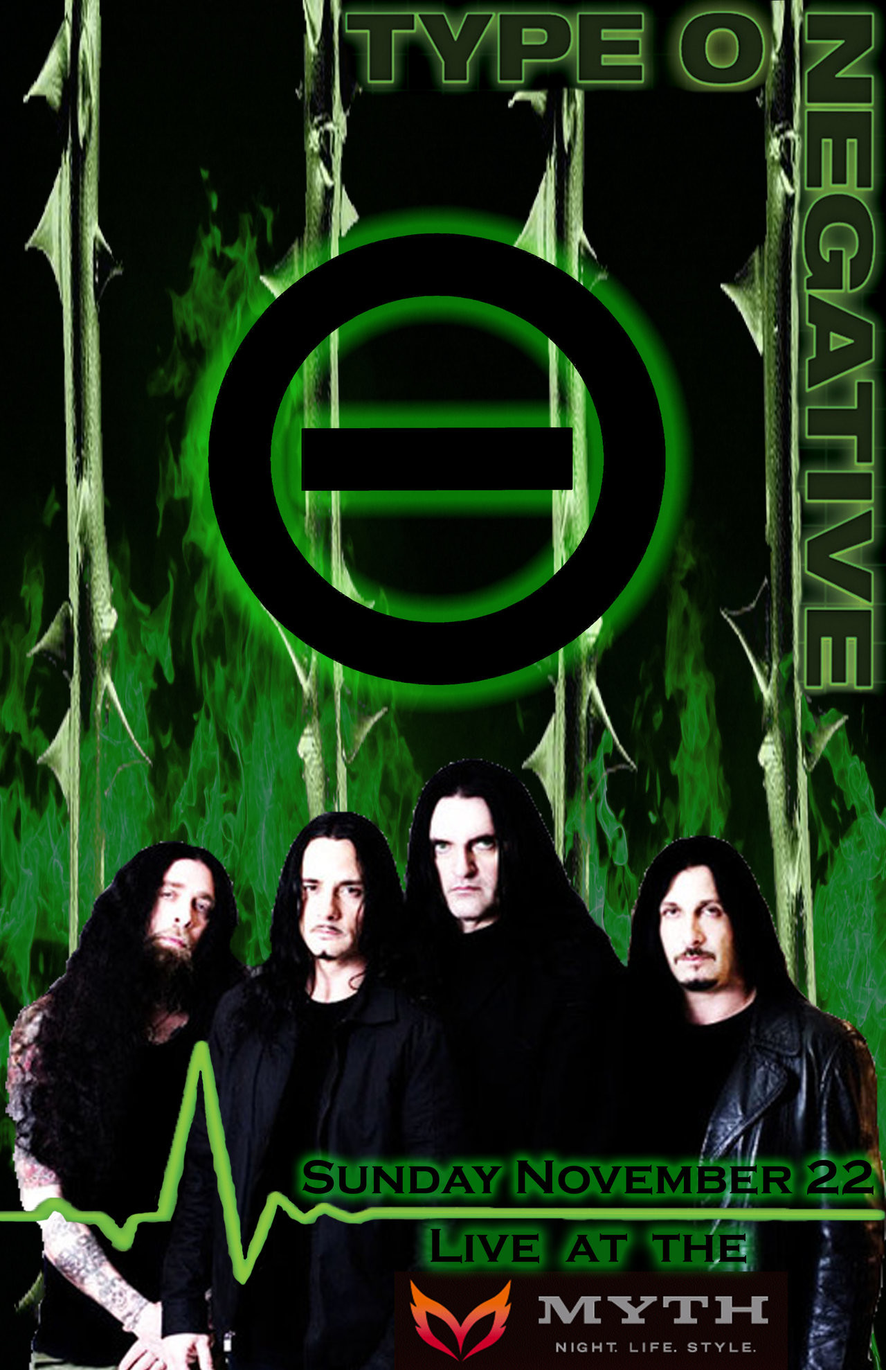 1280x1978 Type O Negative Concert Poster by Nocxus 