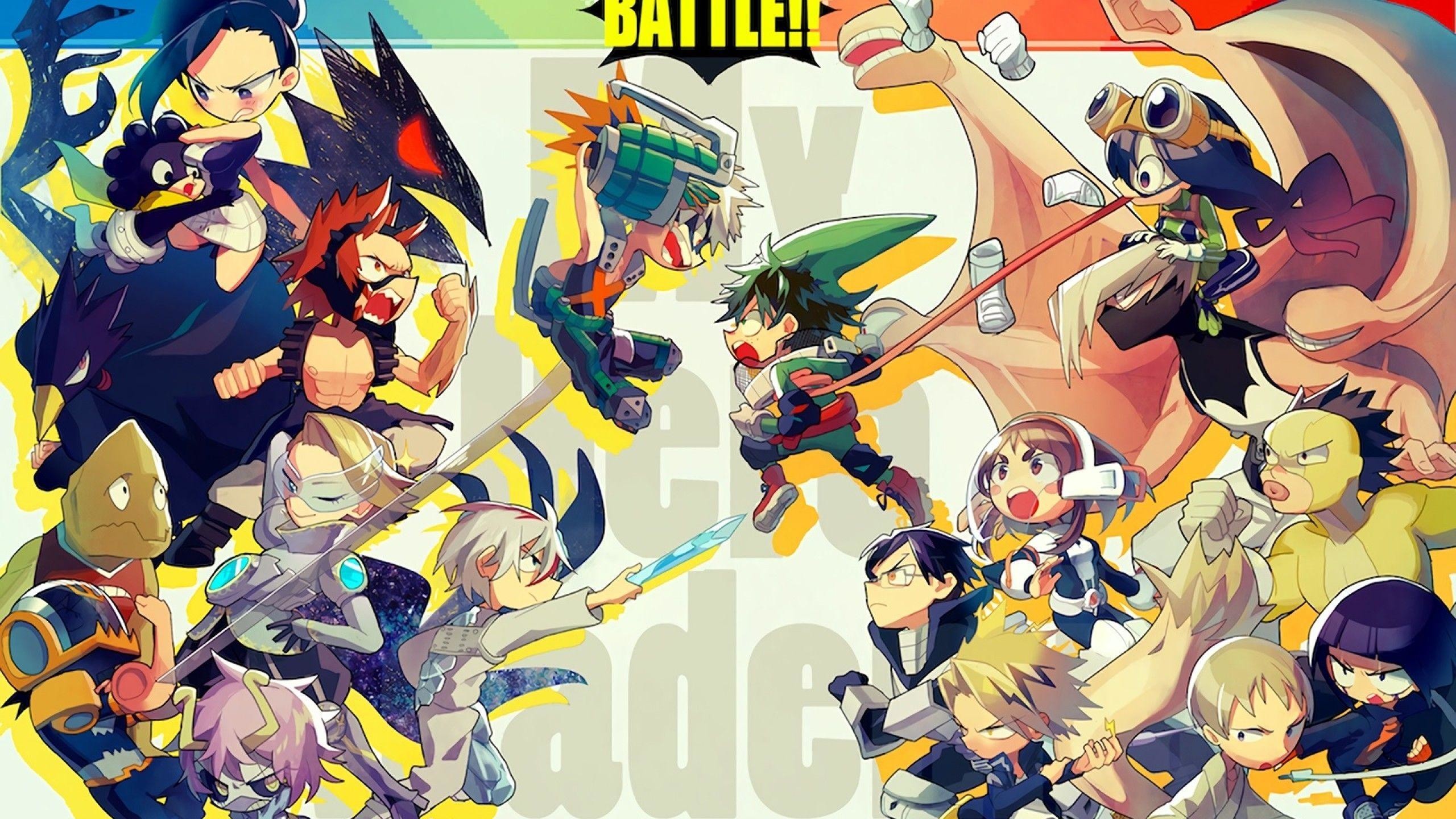 2560x1440 Battle Boku no Hero Academia Anime Wallpaper HD Wallpaper HD .