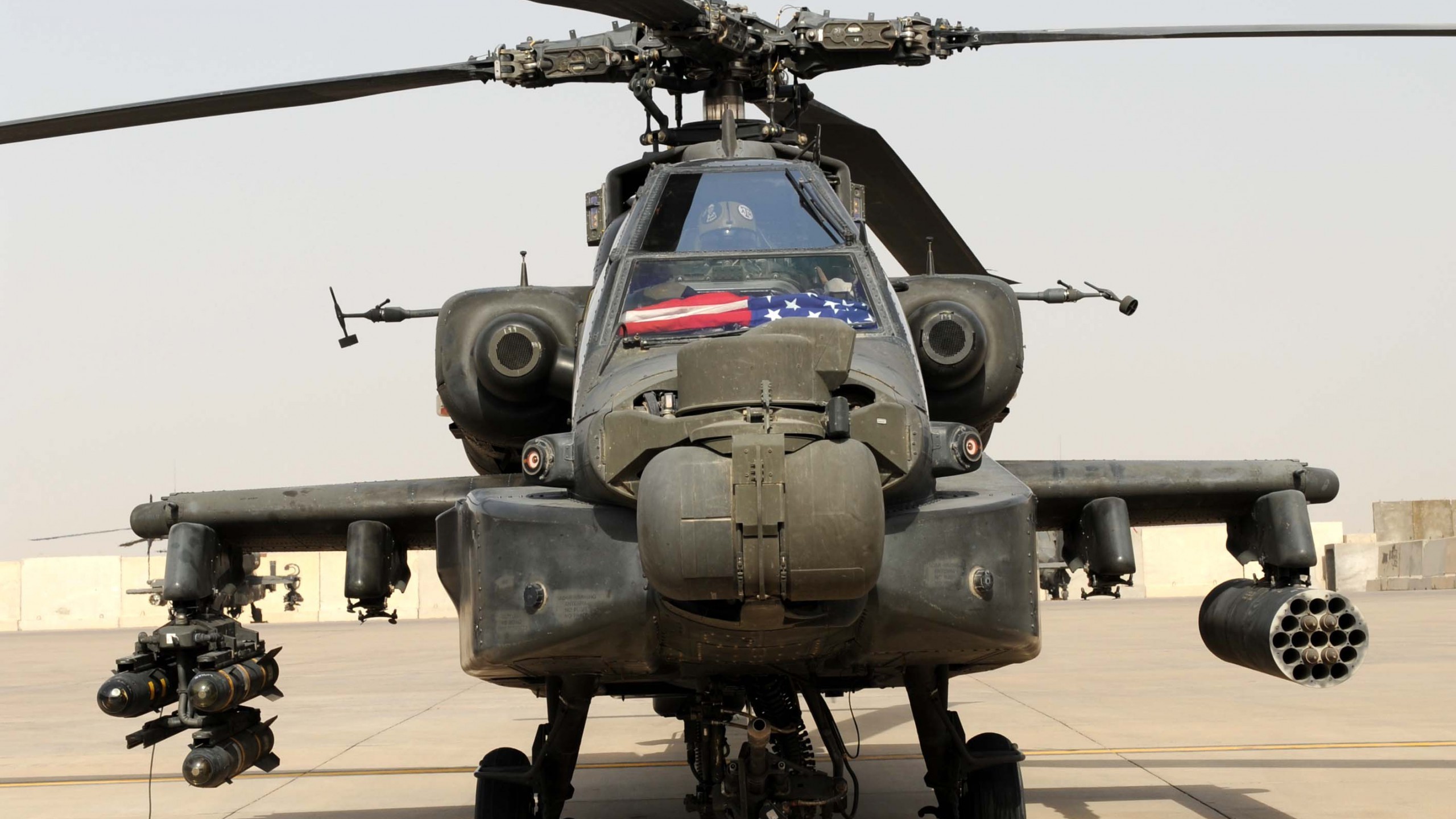 2560x1440 Army apache military helicopters chopper us ah-64 wallpaper