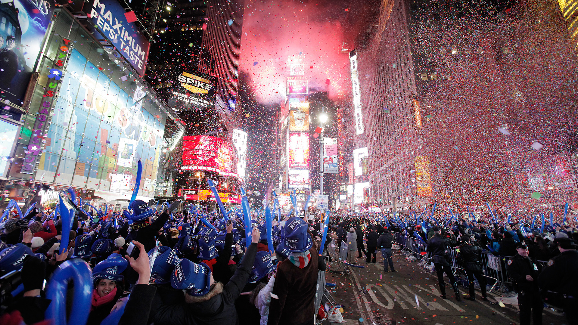 1920x1080 Times Square New Year's Eve