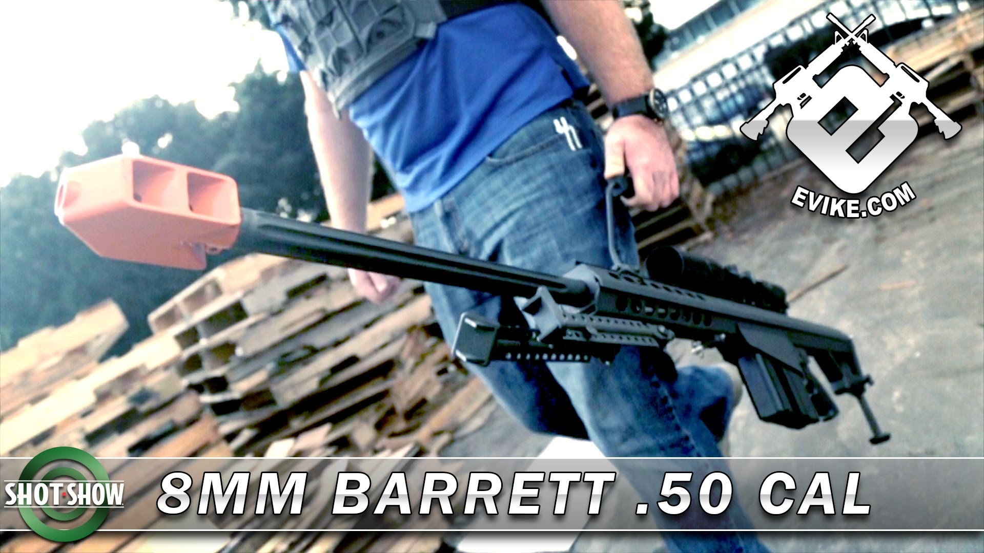 1920x1080 Madbull Barrett .50 Cal 8MM Co2 Powered Rifle - Shot Show 2015 - YouTube