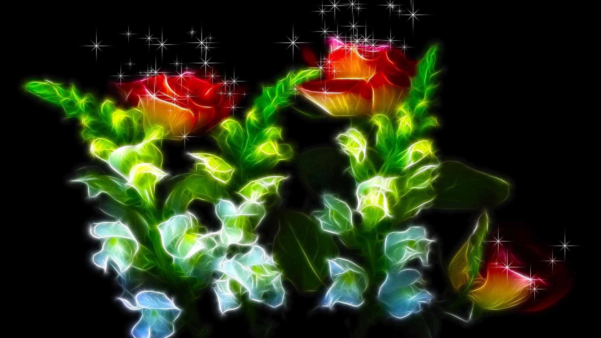 1920x1080 Day Fractalius Nature Loving Roses Celebration Beauty Flowers Sparkling  Mother Caring Flower Wallpaper Iphone 5 - 1920x1200