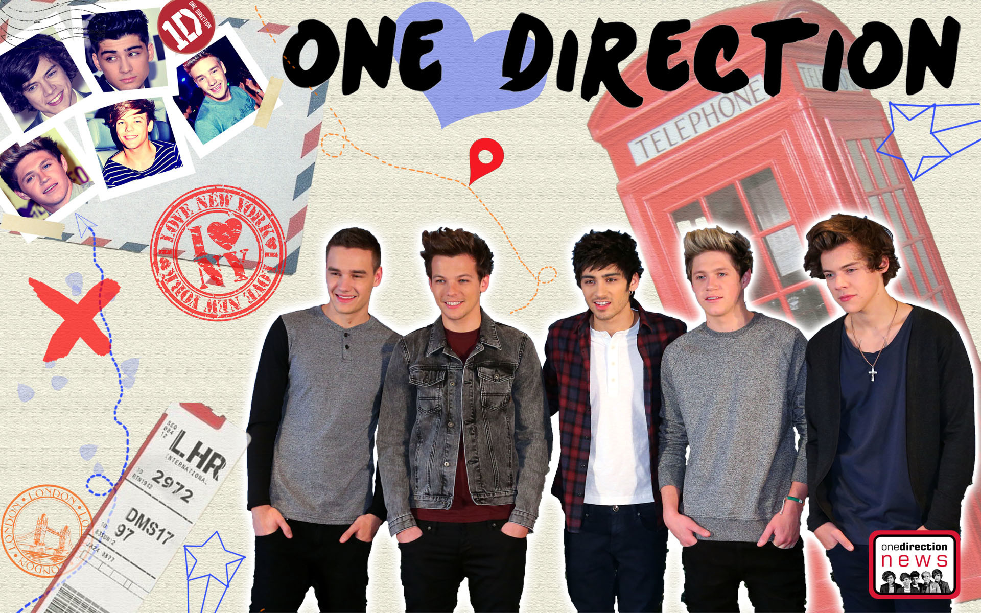 1920x1200 One Direction Wallpaper Background.