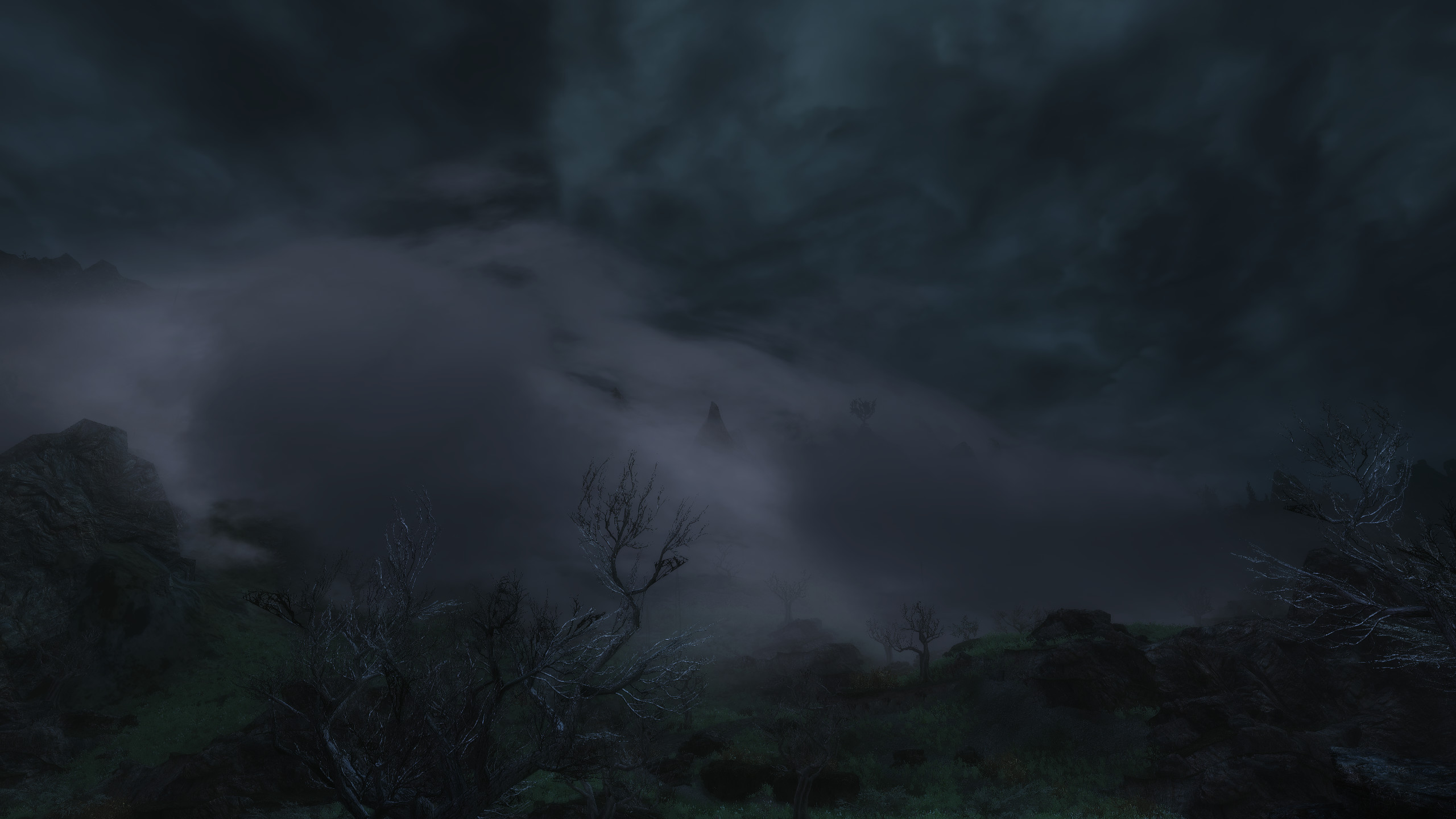 2560x1440 It was a dark and stormy night ...