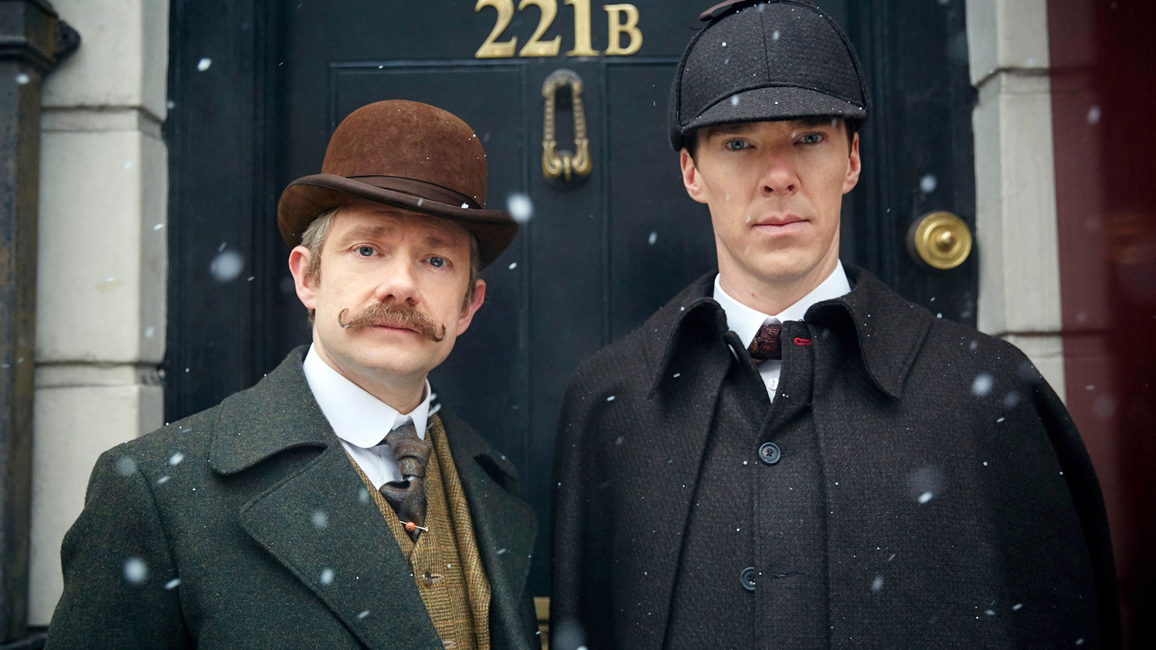 3840x2160 Martin Freeman as Doctor John Watson & Benedict Cumberbatch as Sherlock  Holmes - Sherlock  wallpaper