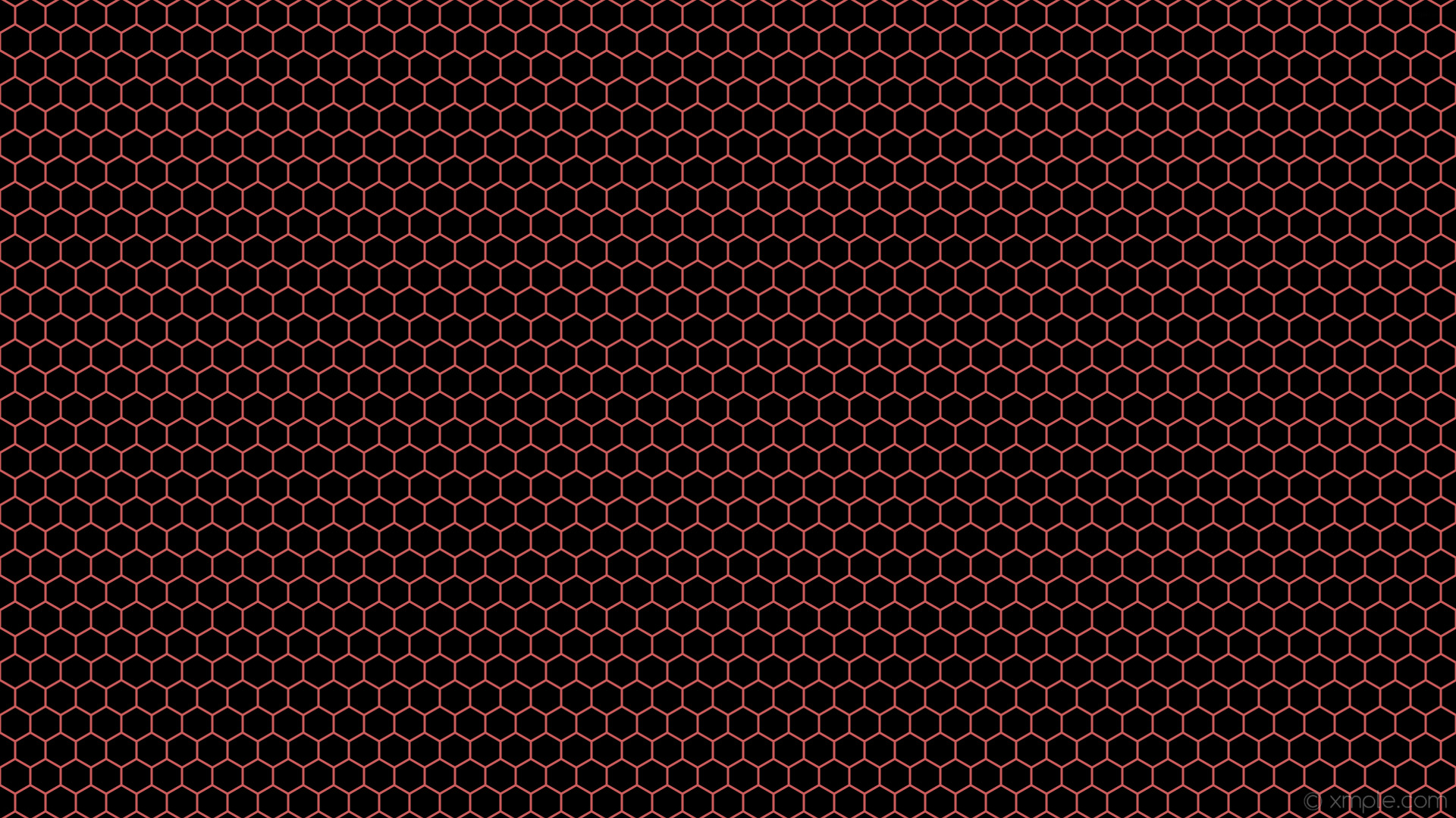 1920x1080 wallpaper red honeycomb black hexagon beehive indian red #000000 #cd5c5c 0Â°  3px 40px
