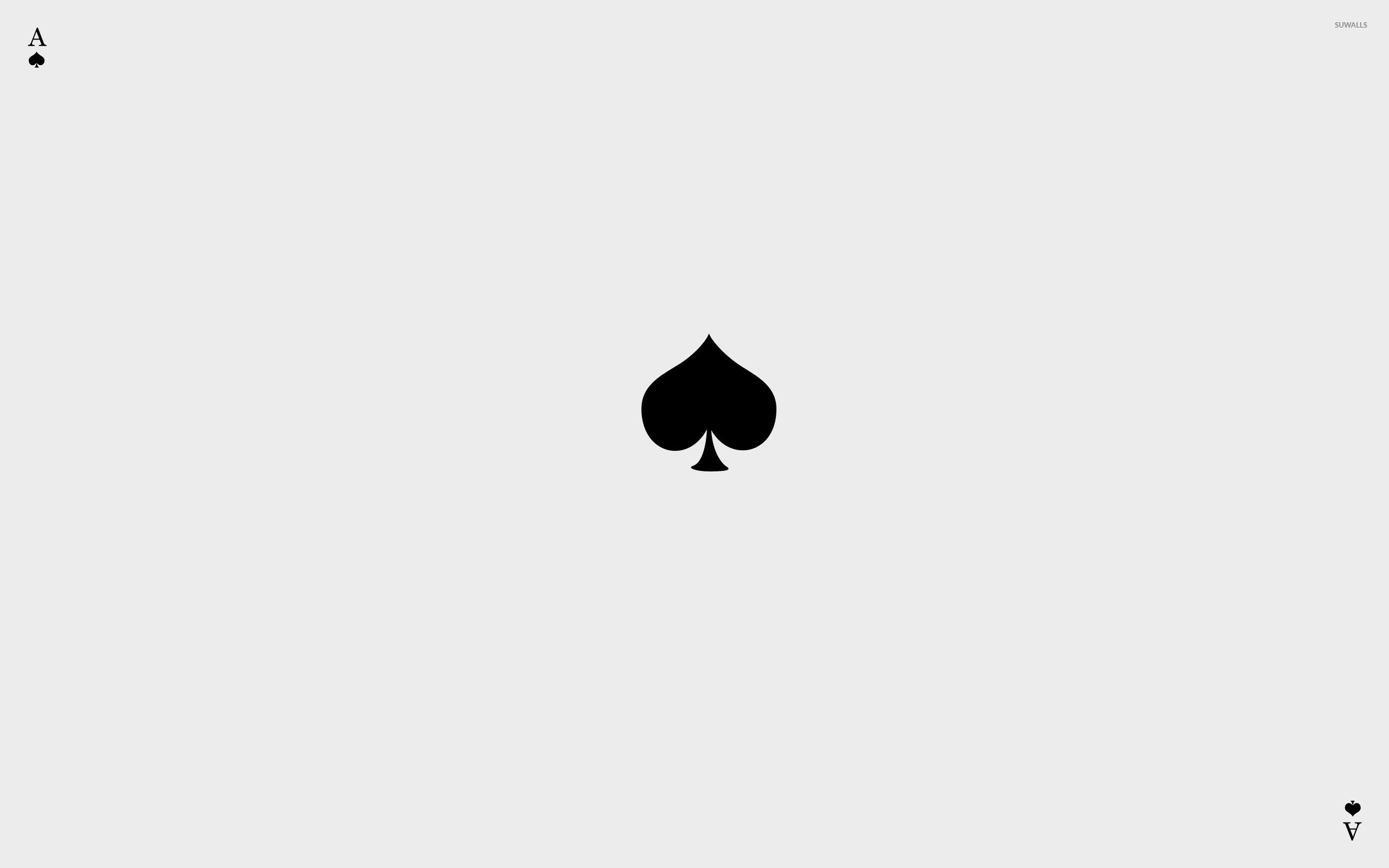 2560x1600 Ace of spades wallpaper