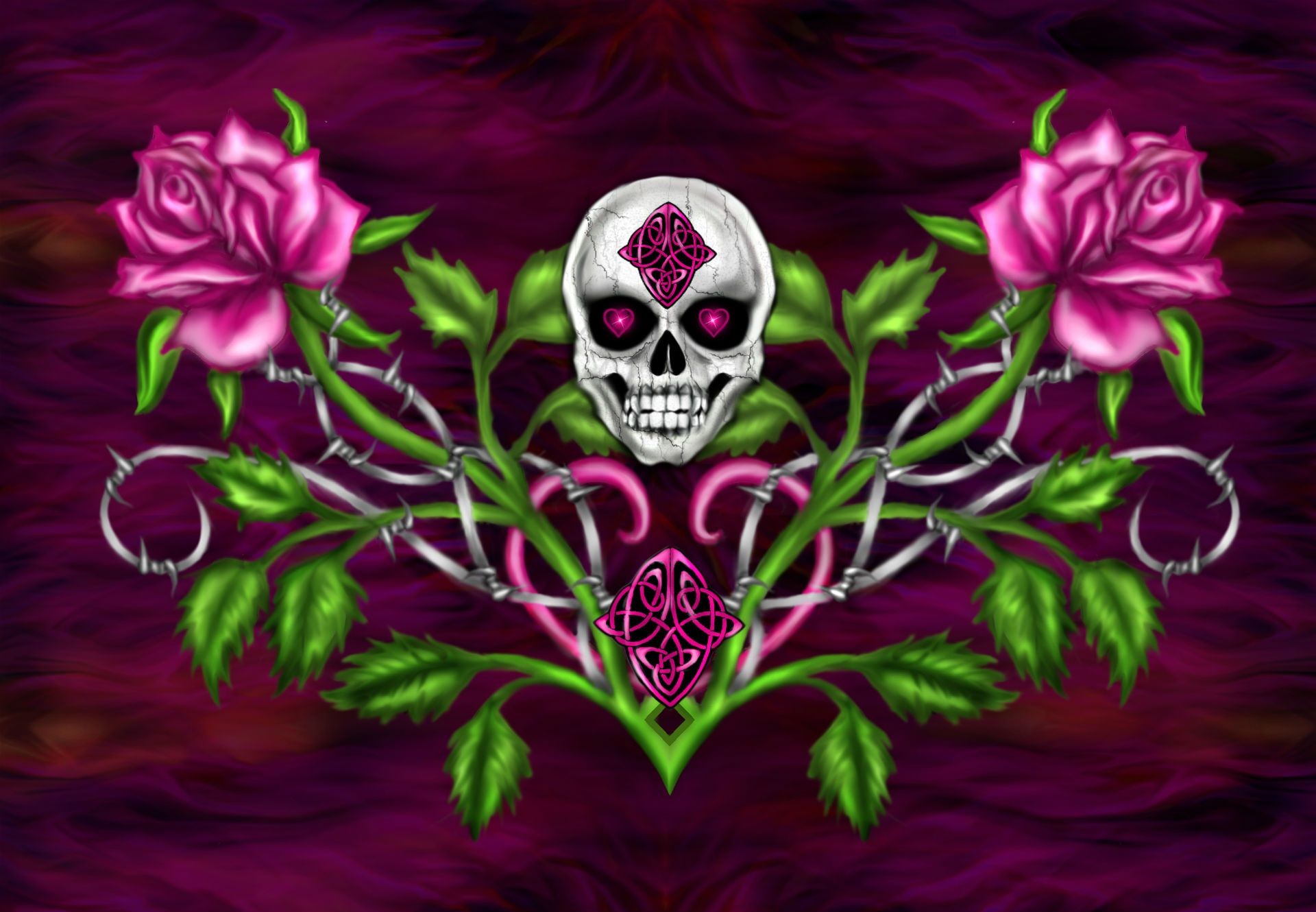 1920x1330 Gothic Skull Wallpapers