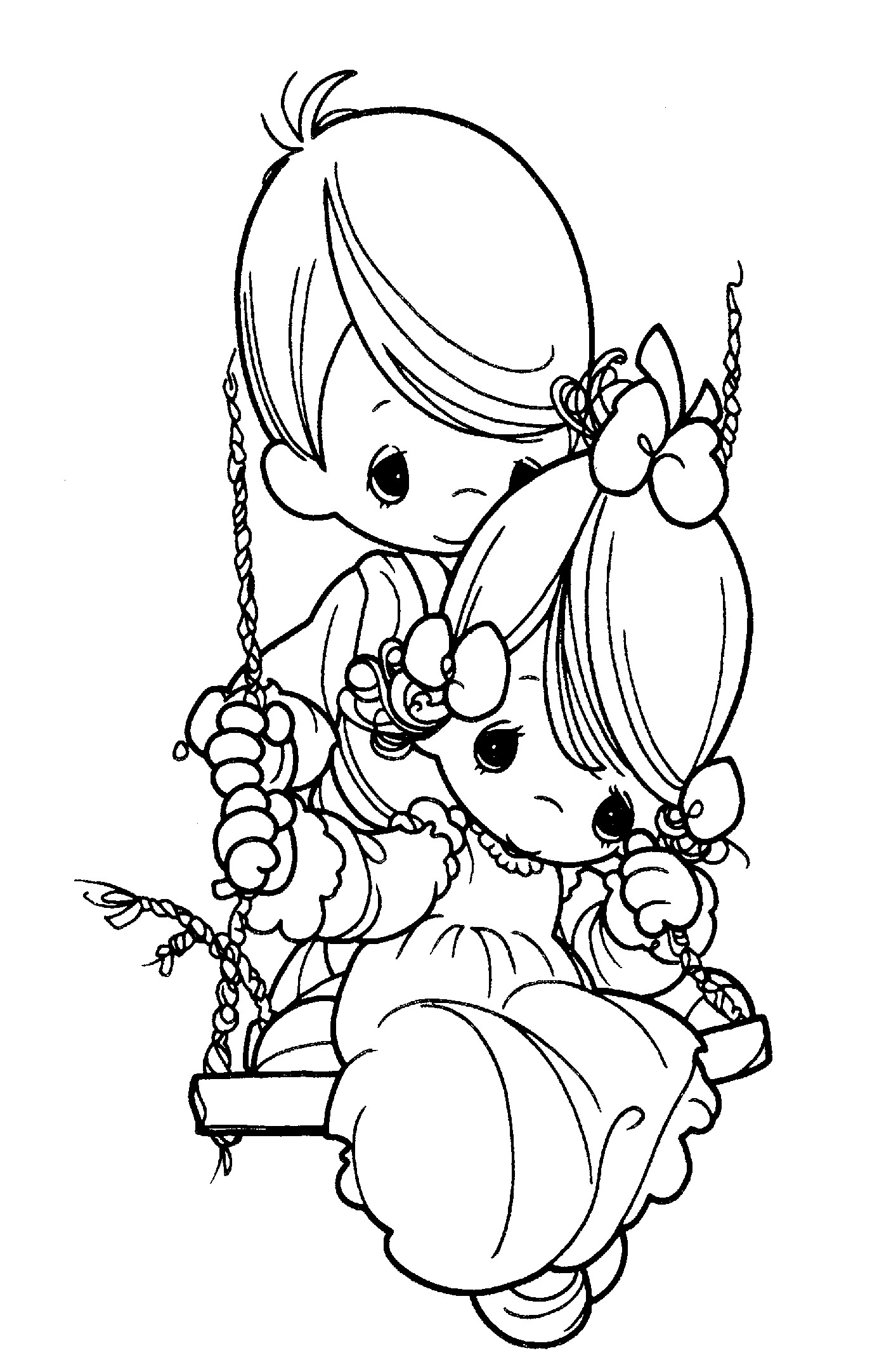 1394x2164 ... Precious Moments Coloring Pages 6