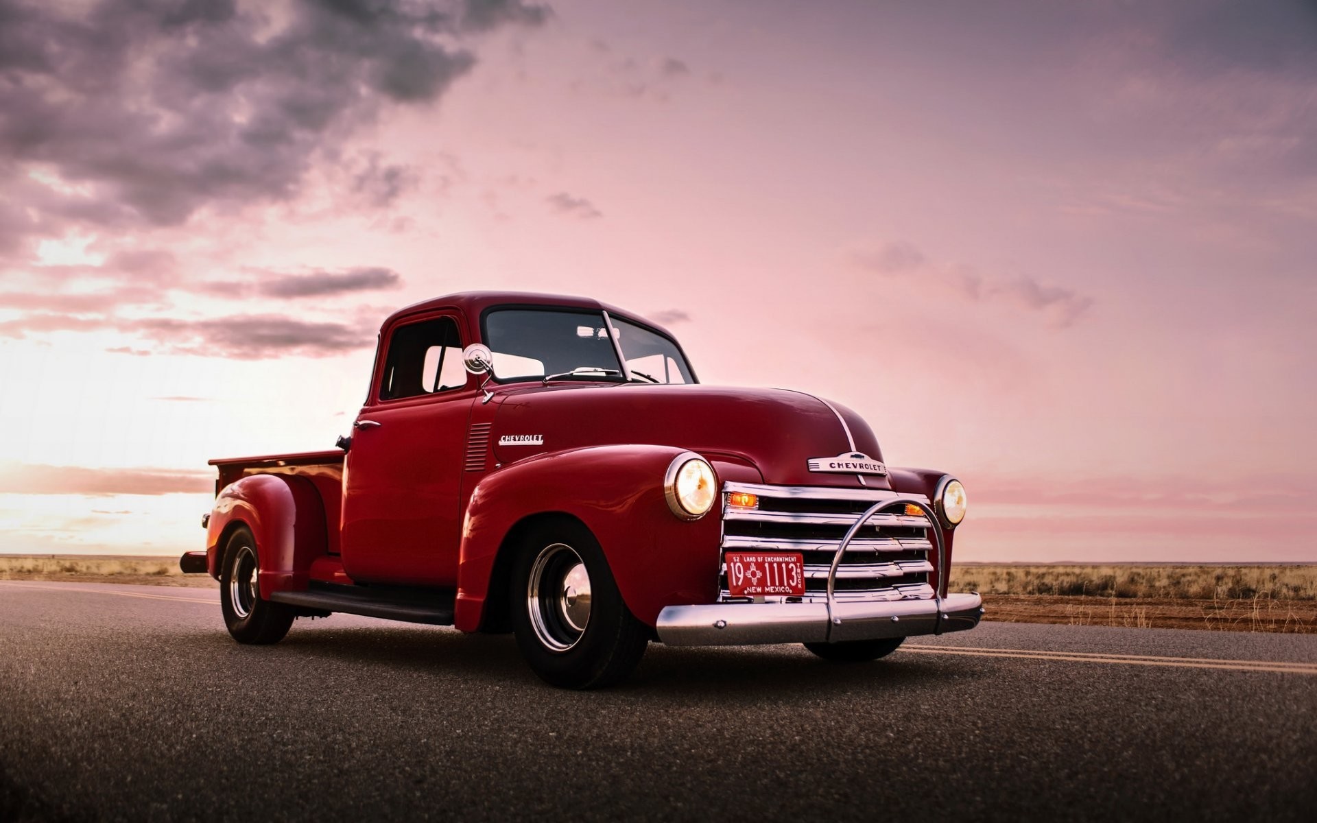 1920x1200 chevrolet pickup retro old car lunchbox photoworks