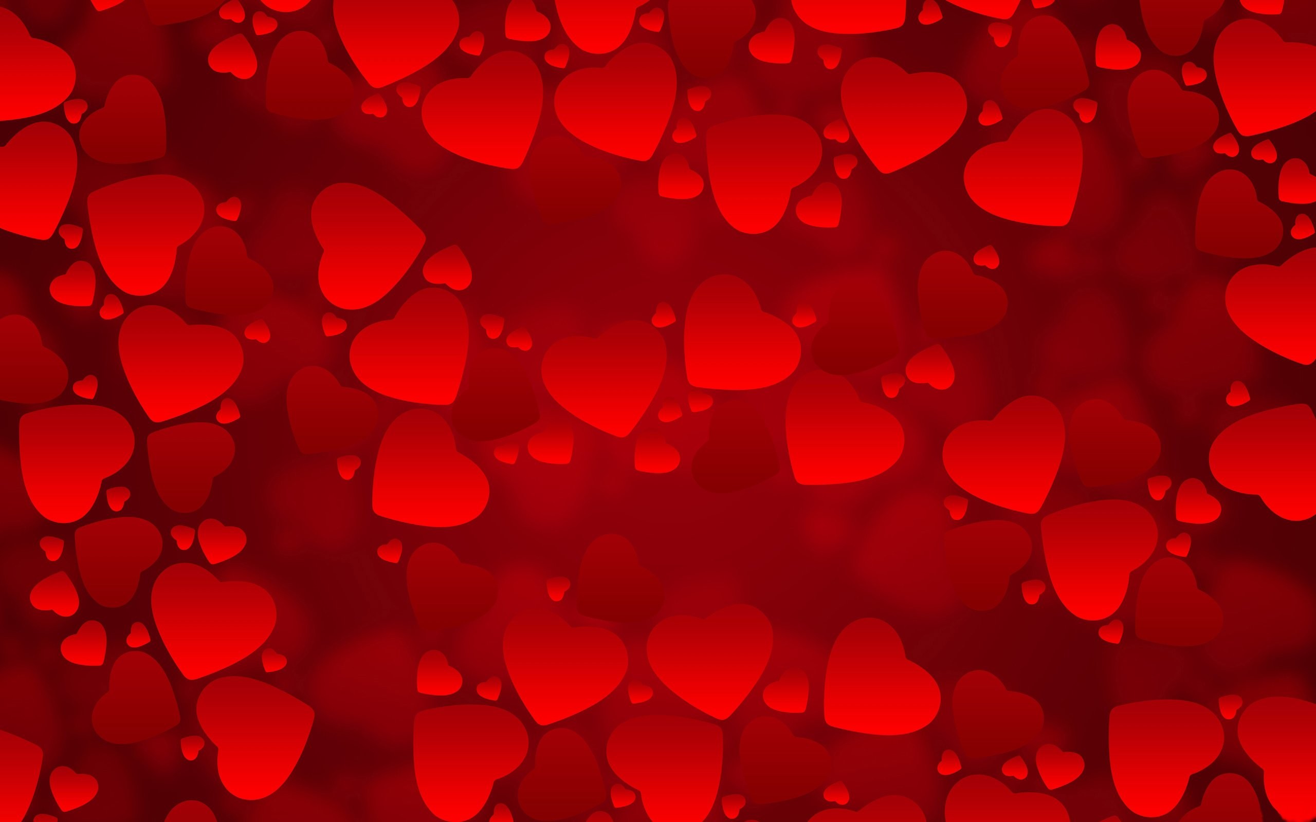 2560x1600 red heart wallpaper