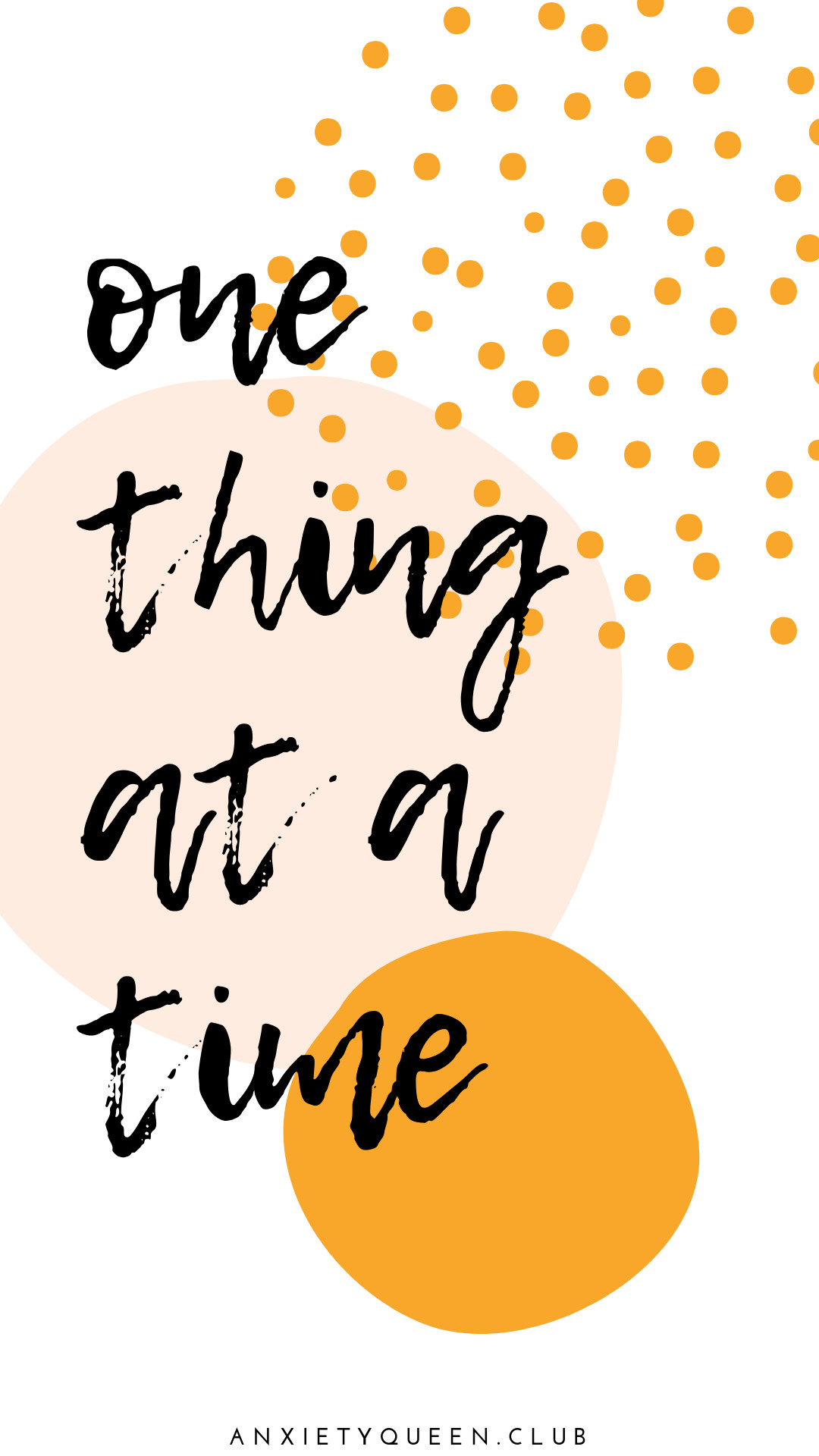 1080x1920 autumn inspired motivational quote personal growth anxiety queen club