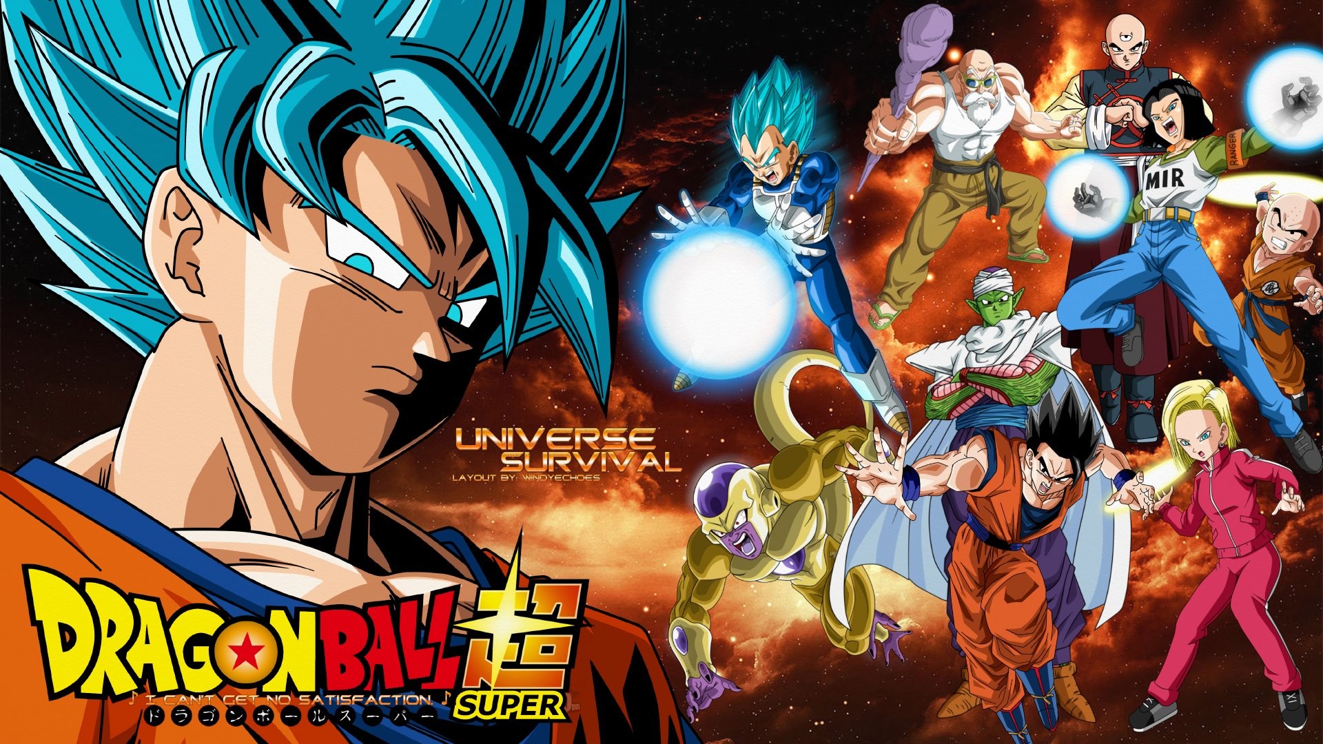1920x1080 ... Dragon Ball Super - Universe 7 Survival Wallpaper by WindyEchoes