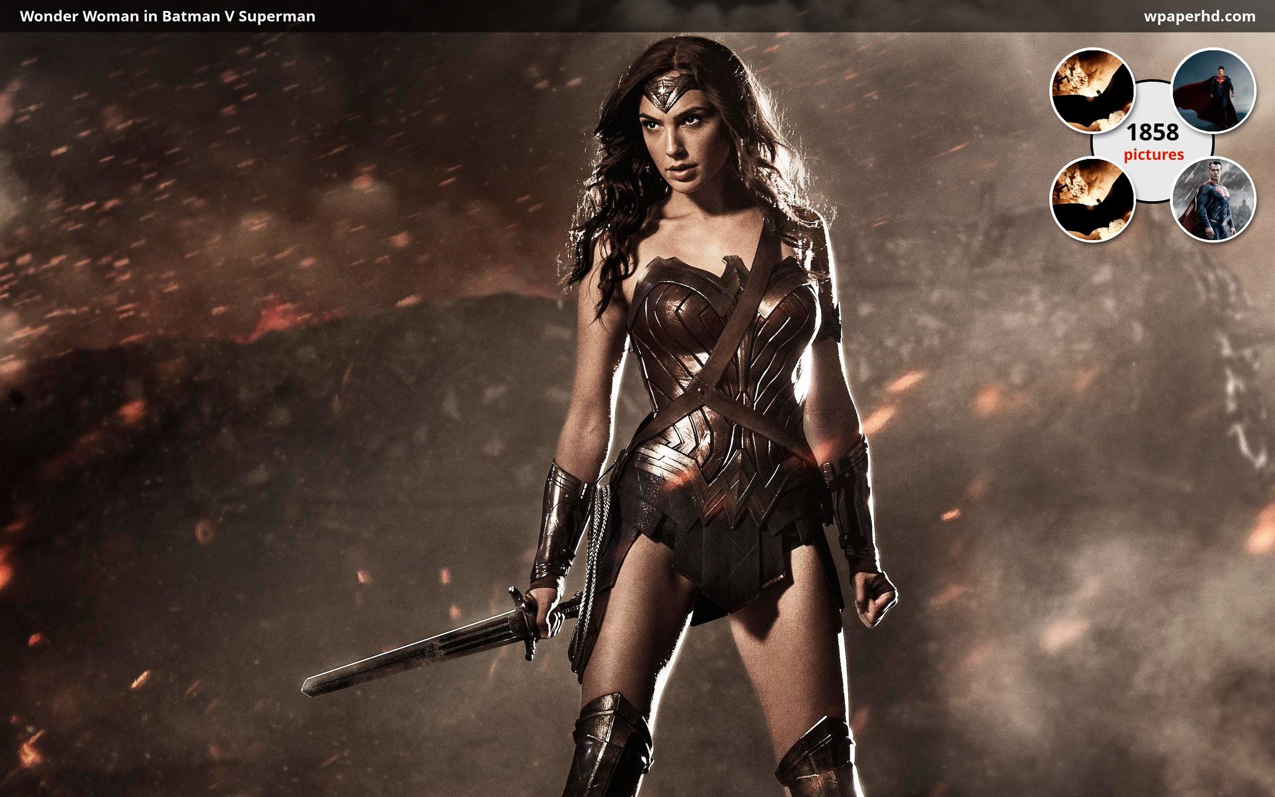 2560x1600 Description Wonder Woman in Batman V Superman wallpaper from Movies  category. You are on page with Wonder Woman in Batman V Superman wallpaper  ...