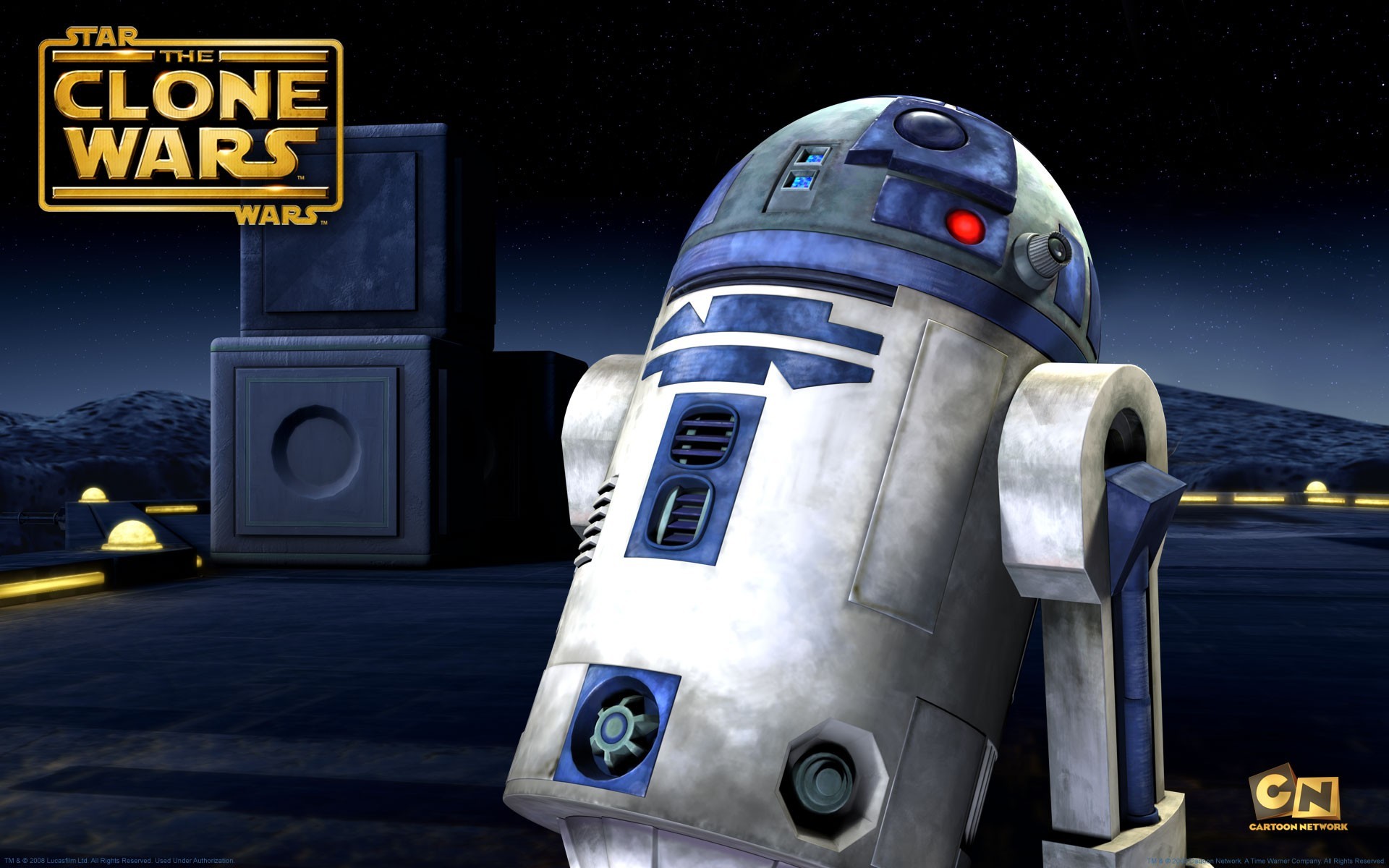 1920x1200 TV Show - Star Wars: The Clone Wars Star Wars Cartoon Robot R2-D2