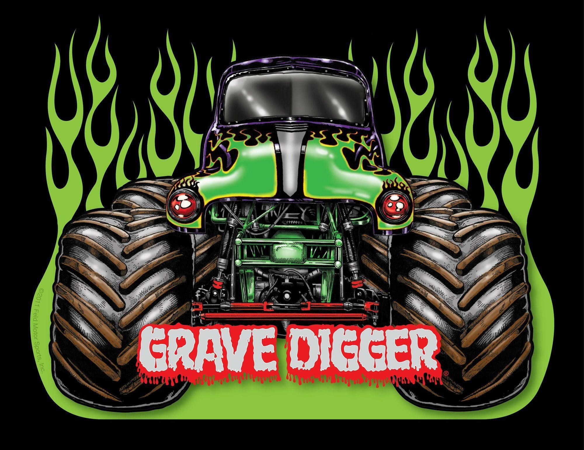 2000x1541 Grave Digger Monster Truck 4x4 Race Racing Js Free Wallpapers .