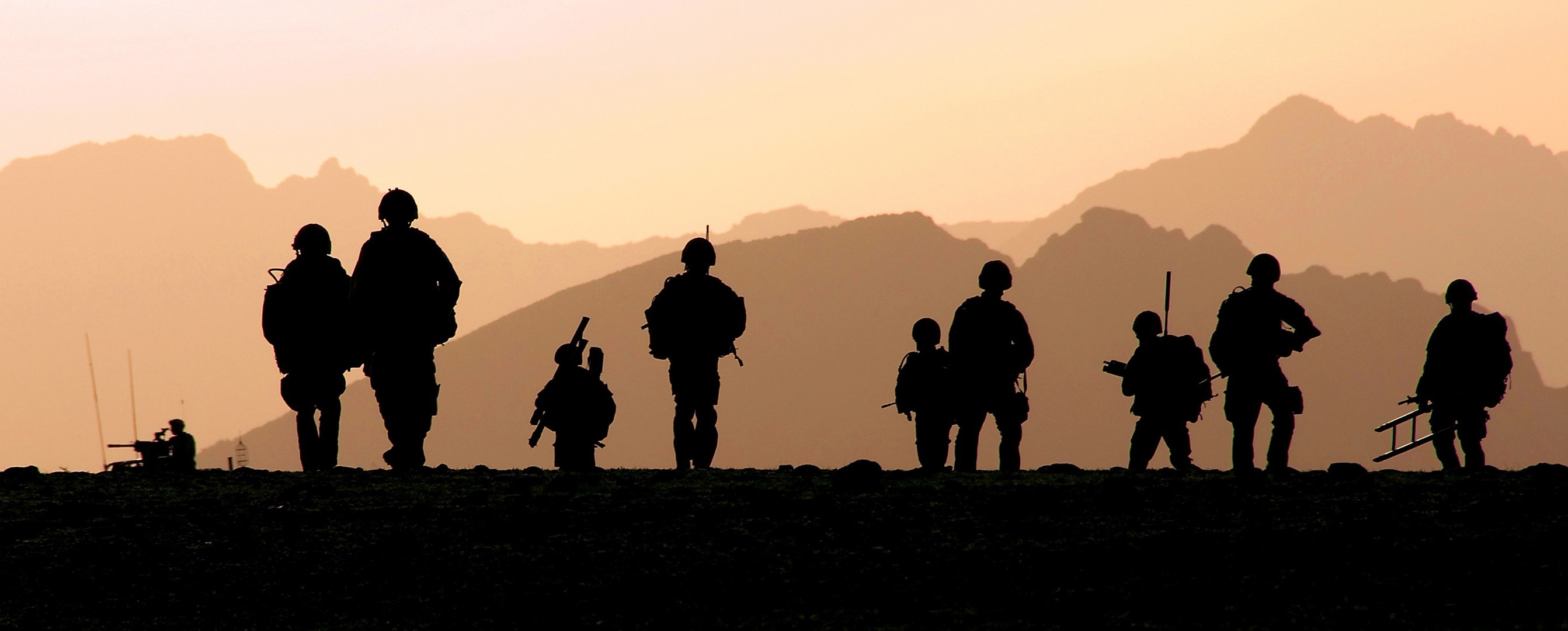 2685x1080 military, Silhouette, Royal Marines Wallpapers HD / Desktop and Mobile  Backgrounds