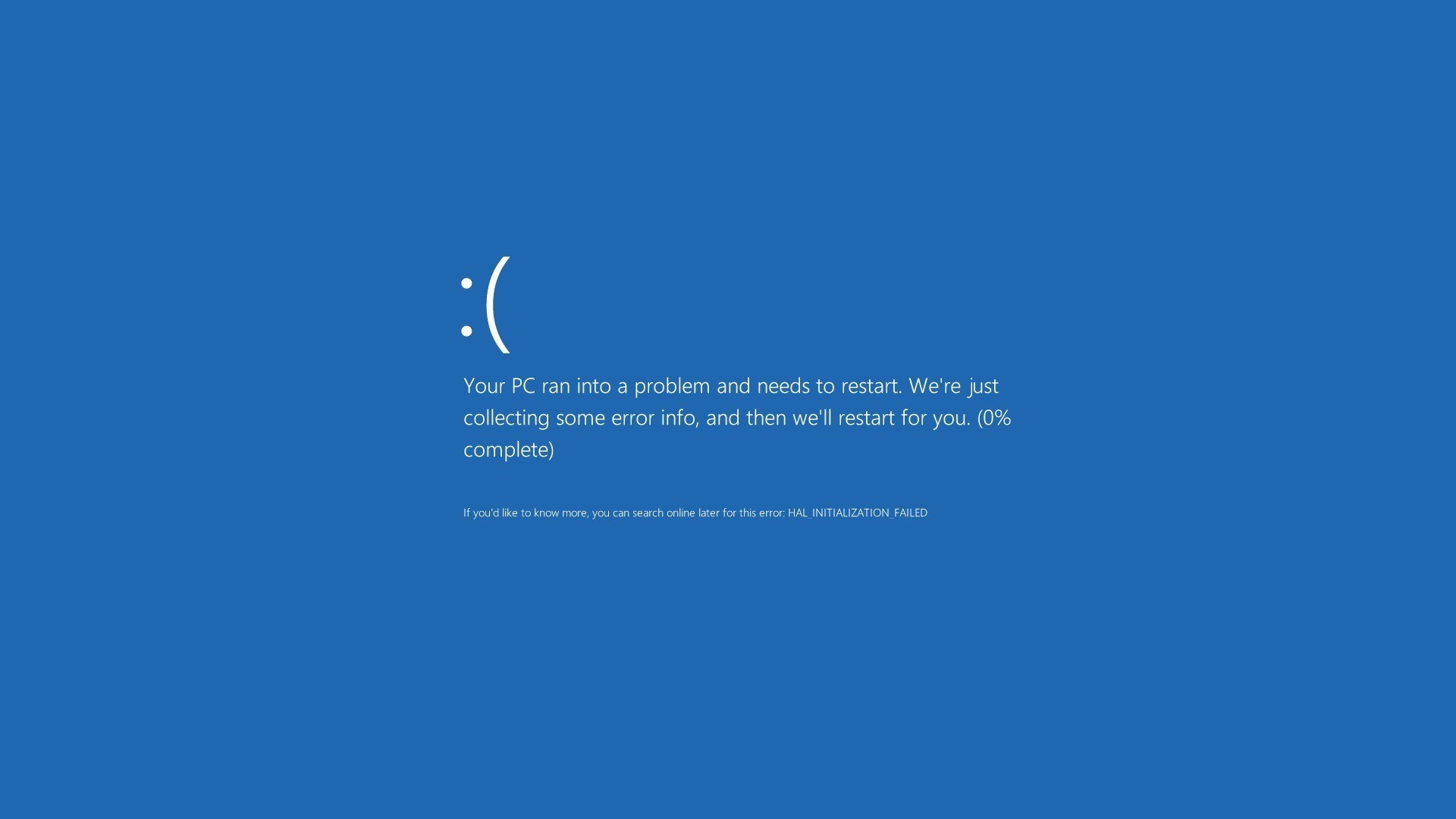 1920x1080 Blue Screen Windows 8