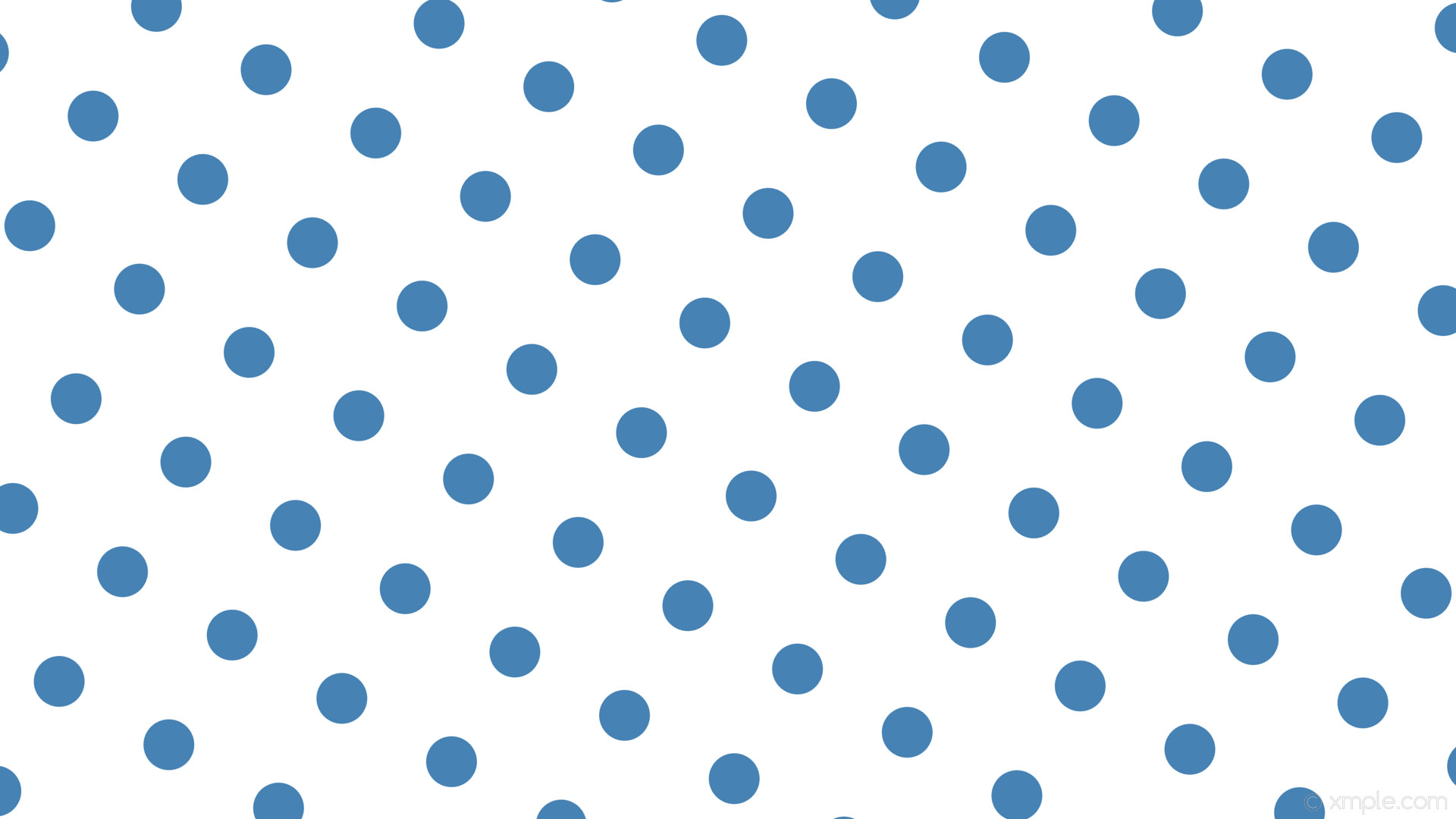 1920x1080 wallpaper white polka dots spots blue steel blue #ffffff #4682b4 240Â° 67px  167px